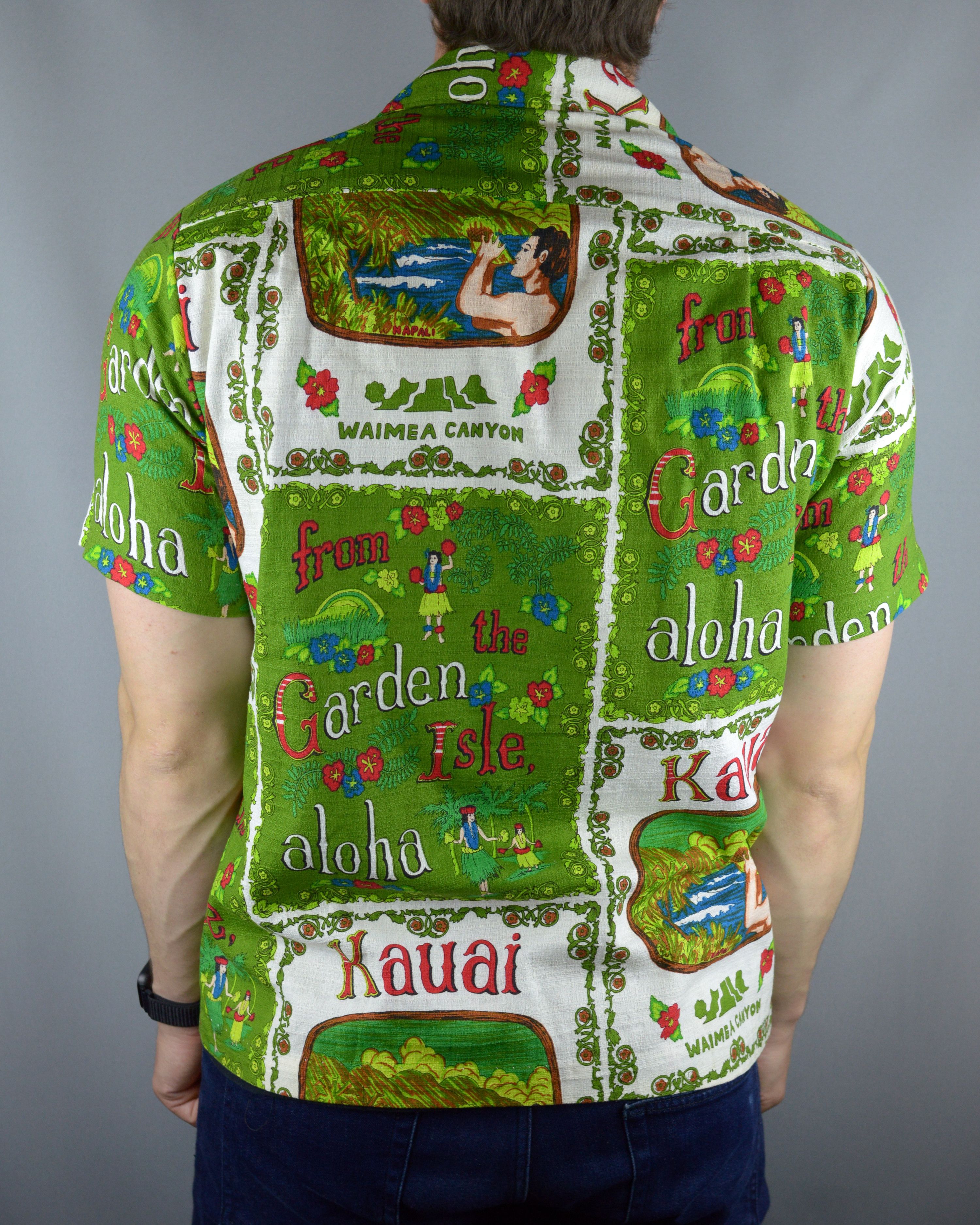 Vintage Vintage Kaui Hawaii Garden Aloha Hawaiian 70s shirt Size US M / EU 48-50 / 2 - 2 Thumbnail