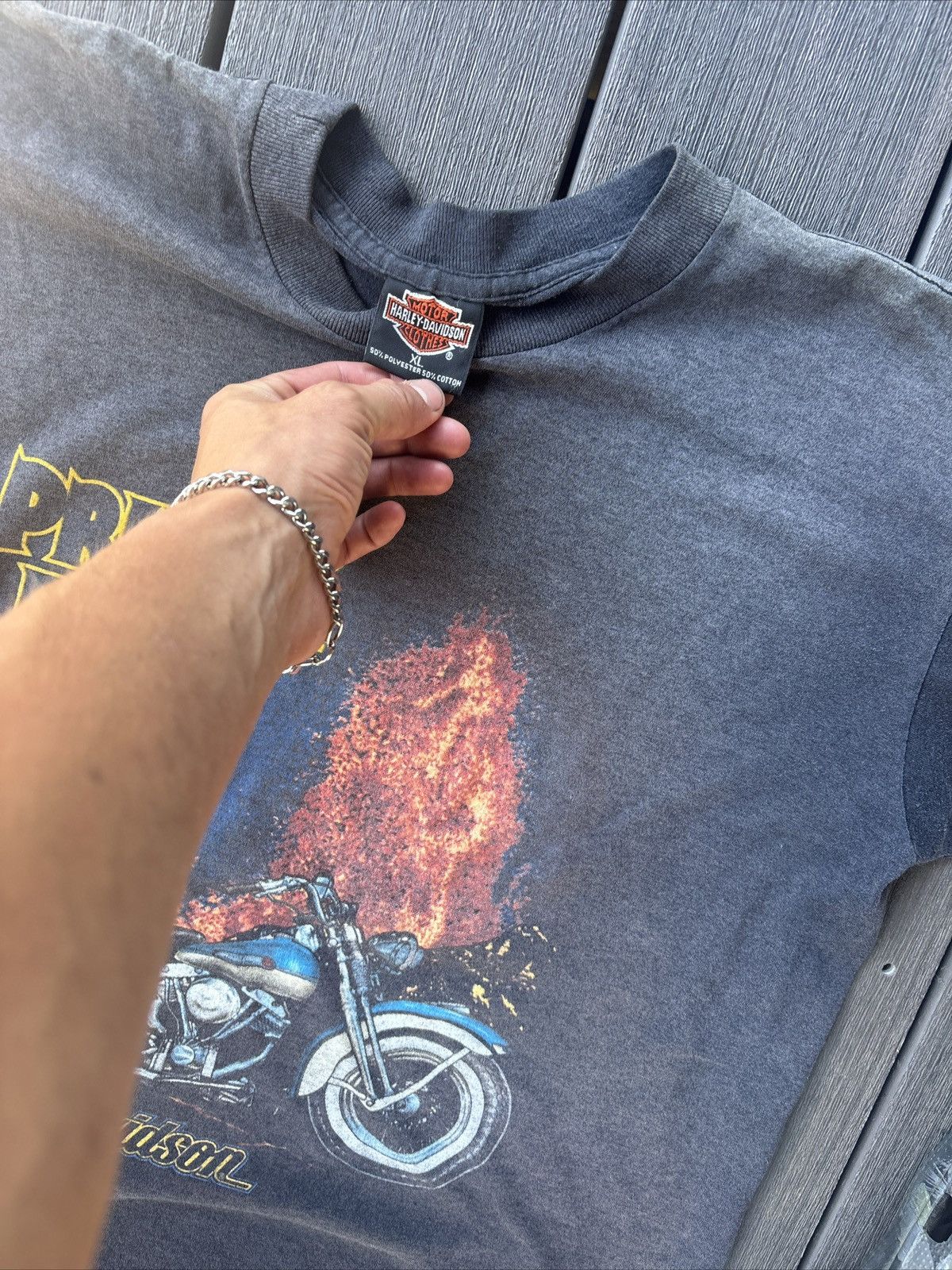 Harley Davidson Hawaii primal force 90s Harley Davidson XL T Shirt Size US XL / EU 56 / 4 - 2 Thumbnail