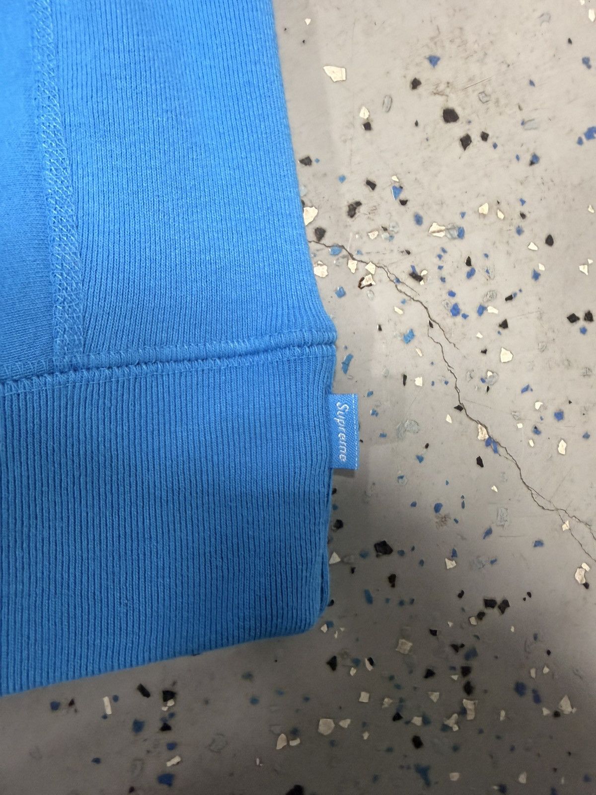 Small cyan 25 supreme hoodie