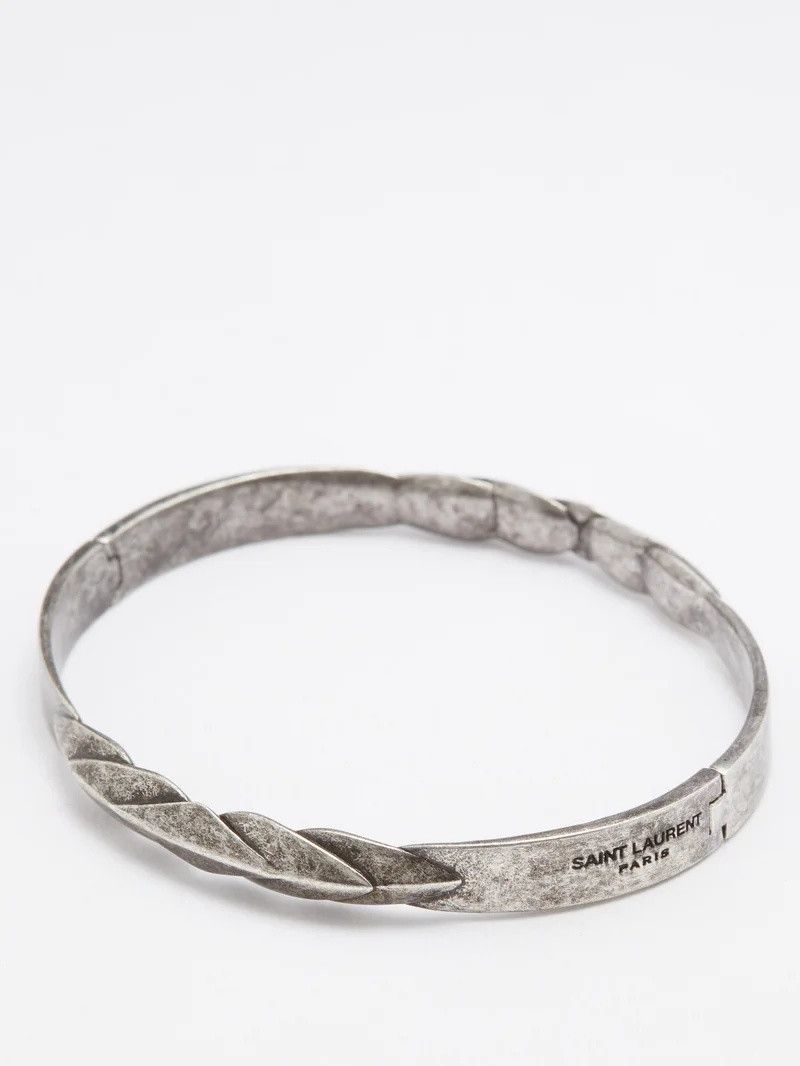 Saint Laurent Paris o1la1rc1a0325 Size: OS / 726186 V Bracelet in Metal Silver Size ONE SIZE - 2 Thumbnail
