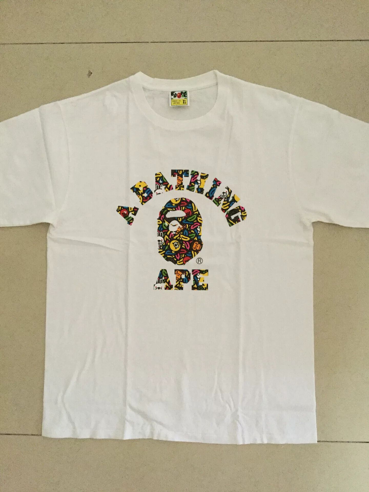 Bape Bape Shark T-Shirt Casual Short Sleeve Size US XL / EU 56 / 4 - 1 Thumbnail