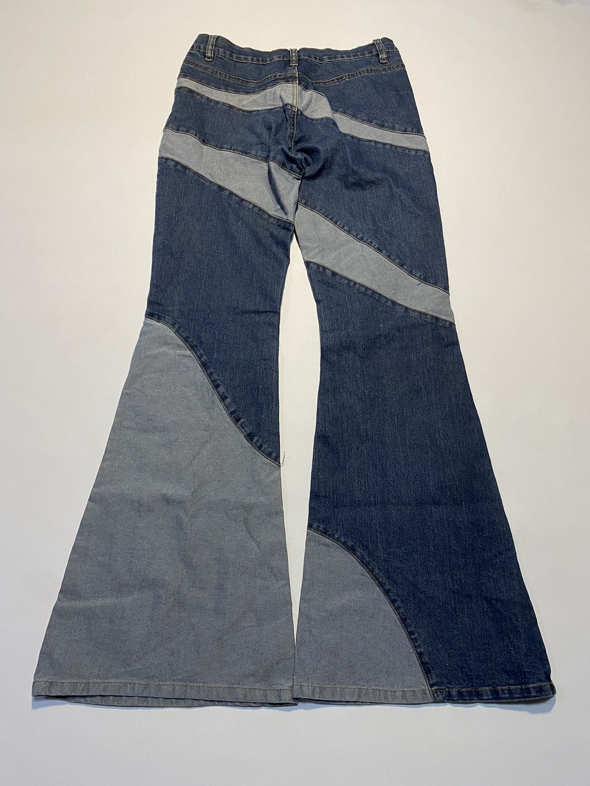 If Six Was Nine × Le Grande Bleu (L.G.B.) × Vintage Vintage Flare Jeans Size 25" / US 0 / IT 36 - 3 Thumbnail