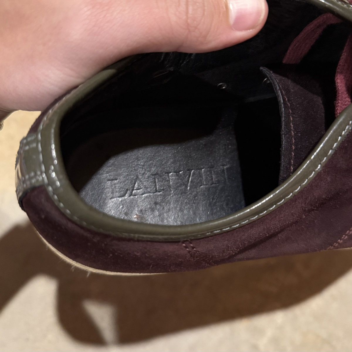 Lanvin Lanvin DBB1 Patent Leather Suede Cap Toe Sneakers US 10 Size US 10 / EU 43 - 12 Thumbnail