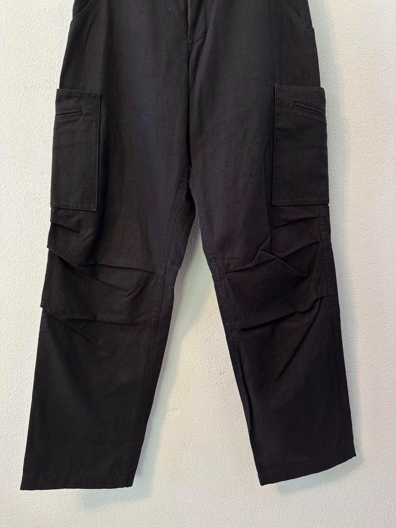 Yohji Yamamoto Yohji Yamamoto Black Cargo Pant Size US 26 / EU 42 - 4 Thumbnail