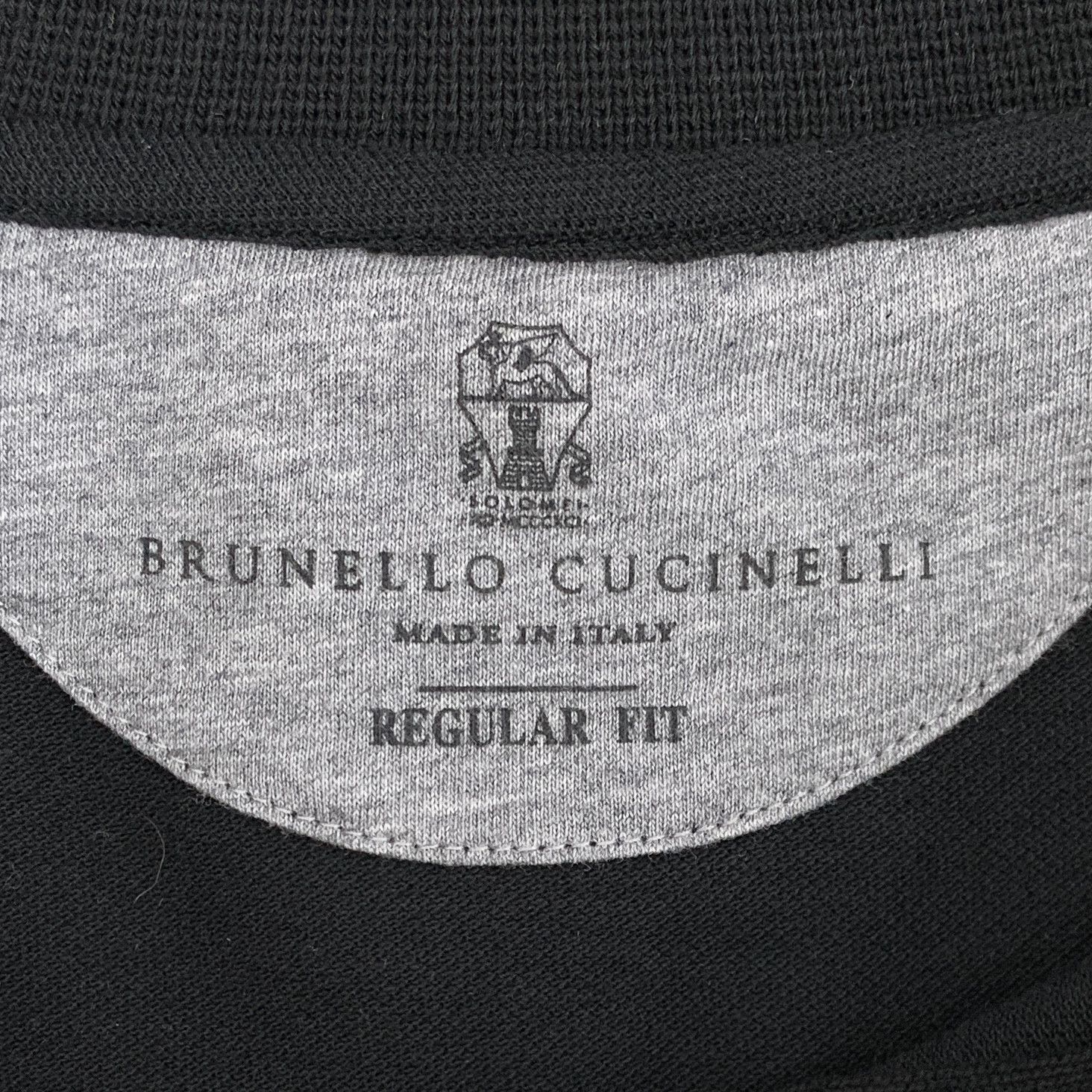 Brunello Cucinelli Brunello Cucinelli Logo Polo Shirt Black (46) Size US S / EU 44-46 / 1 - 5 Thumbnail