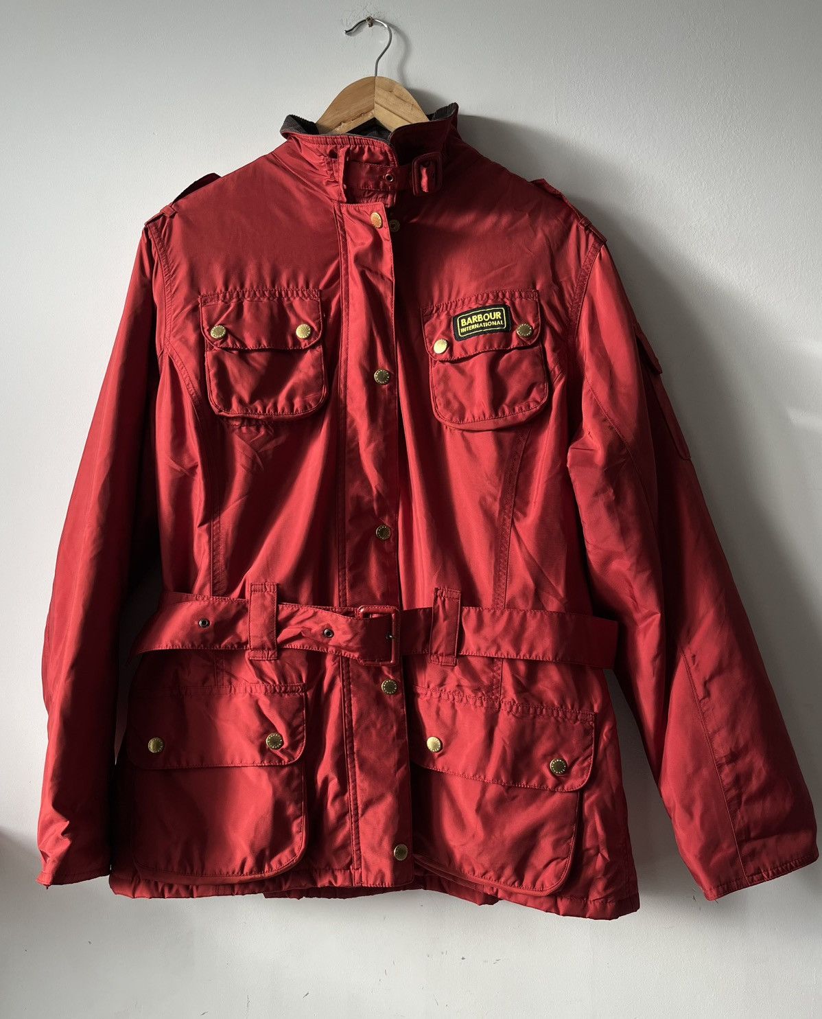 Barbour Stylish red Barbour jacket (size XXL) Size XXL / US 16-18 / IT 52-54 - 1 Thumbnail