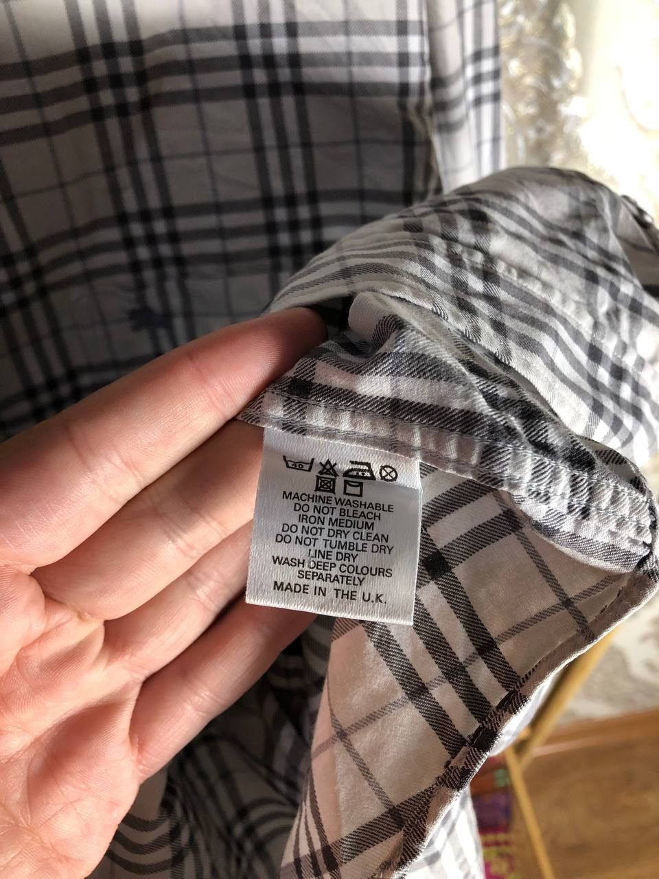 Burberry VINTAGE BURBERRY LONDON CLASSIC DESIGNER SHIRT RETRO Y2K 90s Size US XL / EU 56 / 4 - 4 Thumbnail