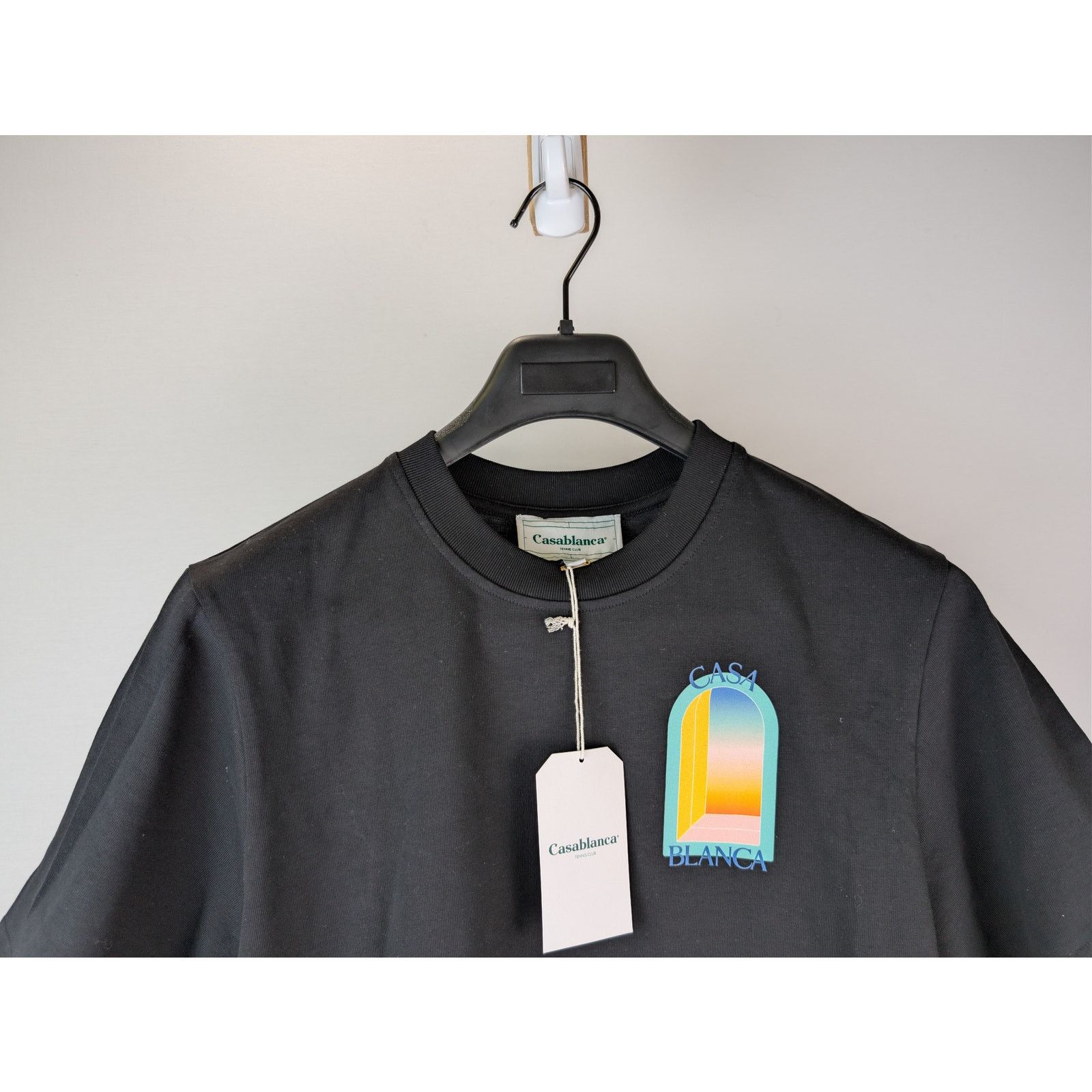 Casablanca o1rshd1 CC20 L'Arc Coloré T-Shirt in Black Size US S / EU 44-46 / 1 - 4 Thumbnail