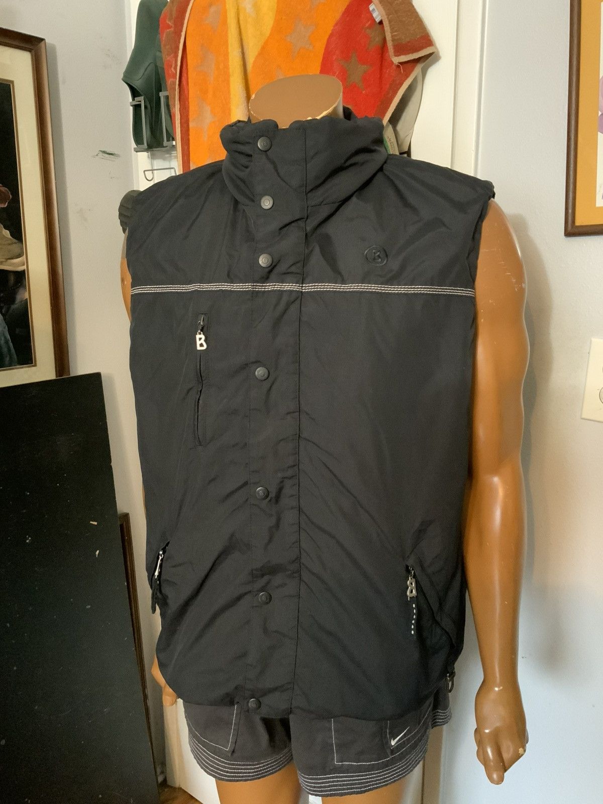 Bogner Bogner Black USA Made Puffer Ski Snowboard Zip Vest Jacket Size US L / EU 52-54 / 3 - 9 Thumbnail