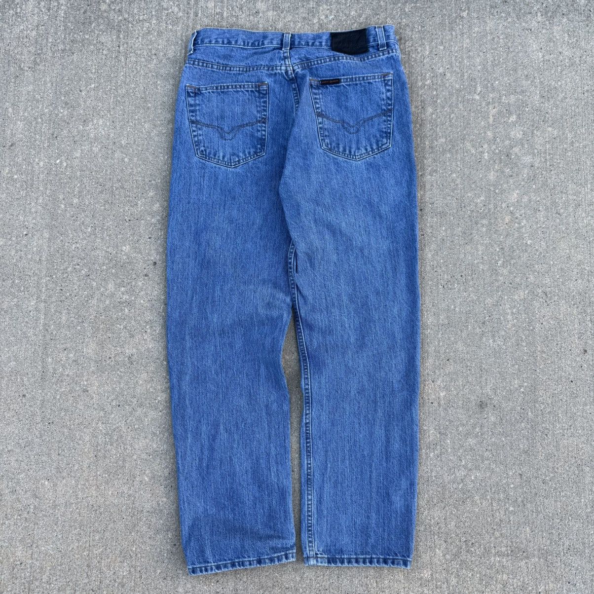 Harley Davidson × Vintage Vintage 00’s Harley-Davidson Men’s Jeans 34x30 Straight Fit Size US 34 / EU 50 - 10 Thumbnail