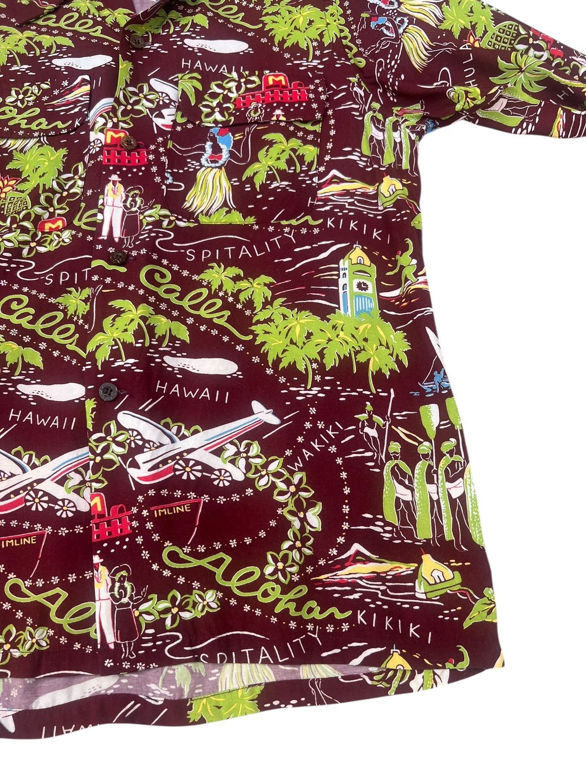 Sonic Lab Sonic Lab Nepenthes Double Flap Pocket Hawaiian Shirt Size US S / EU 44-46 / 1 - 11 Thumbnail