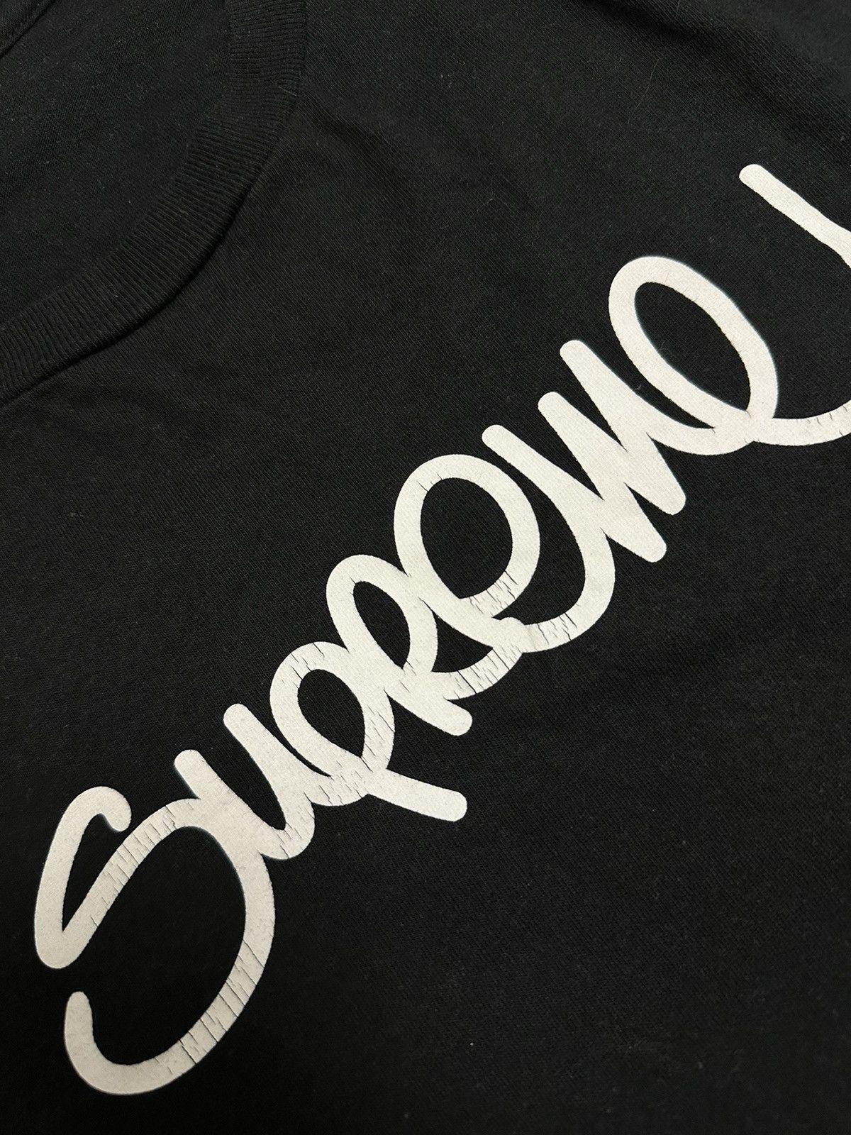Supreme Supreme Handstyle Tee Black size mens XL hype y2k Size US XL / EU 56 / 4 - 4 Thumbnail
