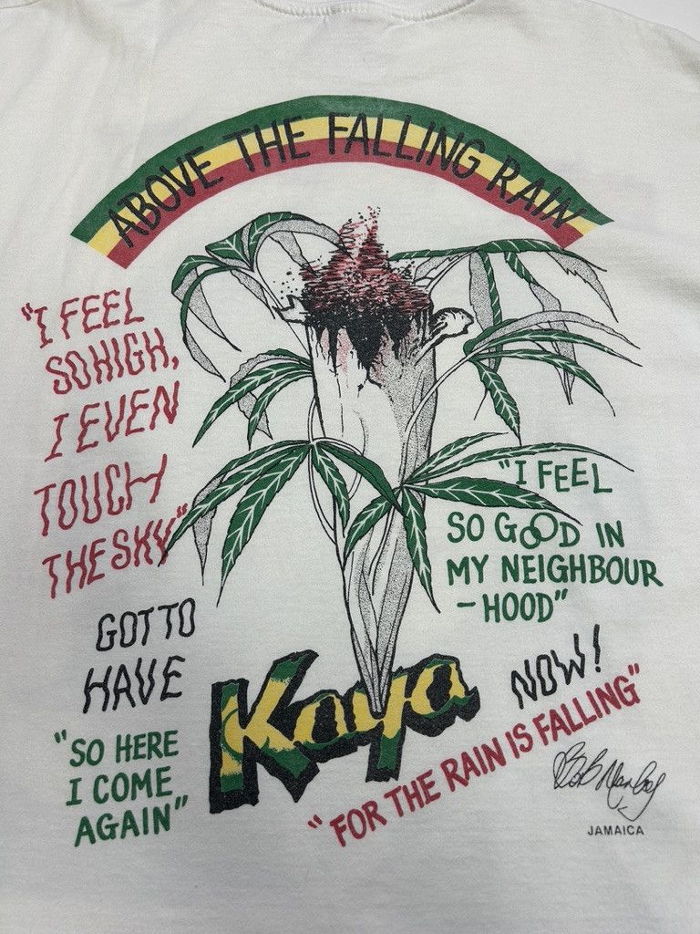 Vintage Vintage 90s Bob Marley And The Wailers The Ganja T-Shirt L Size US L / EU 52-54 / 3 - 7 Thumbnail