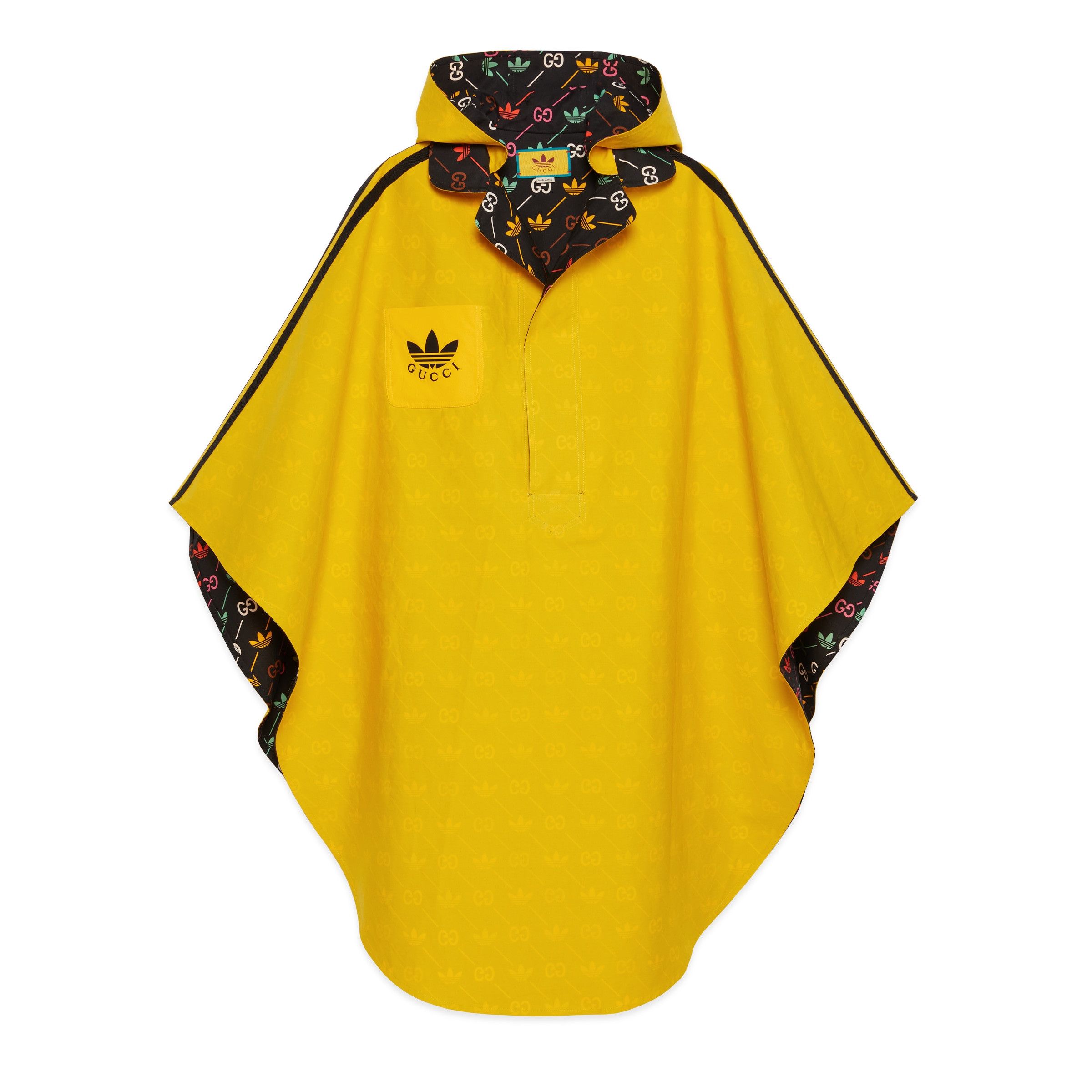 Gucci M Gucci Adidas Cape Jacket trefoil GG logo reversible hooded Size US M / EU 48-50 / 2 - 1 Thumbnail