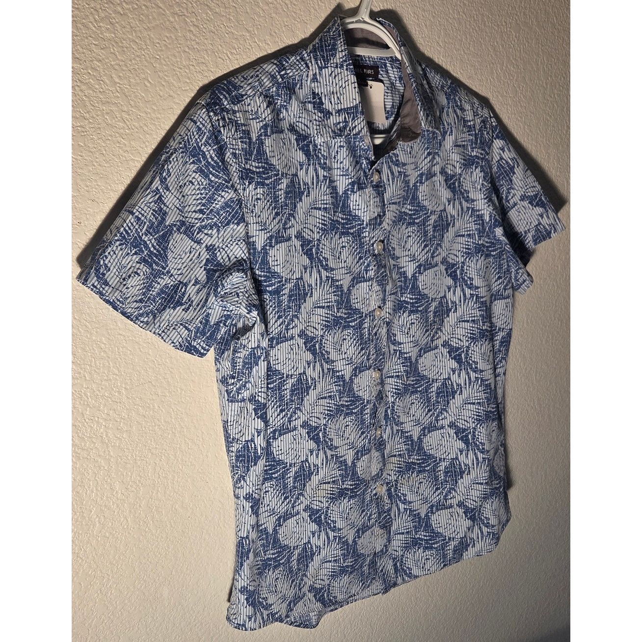 Michael Kors Michael Kors Floral Blue Button Down Shirt - Size Small Size US S / EU 44-46 / 1 - 3 Thumbnail
