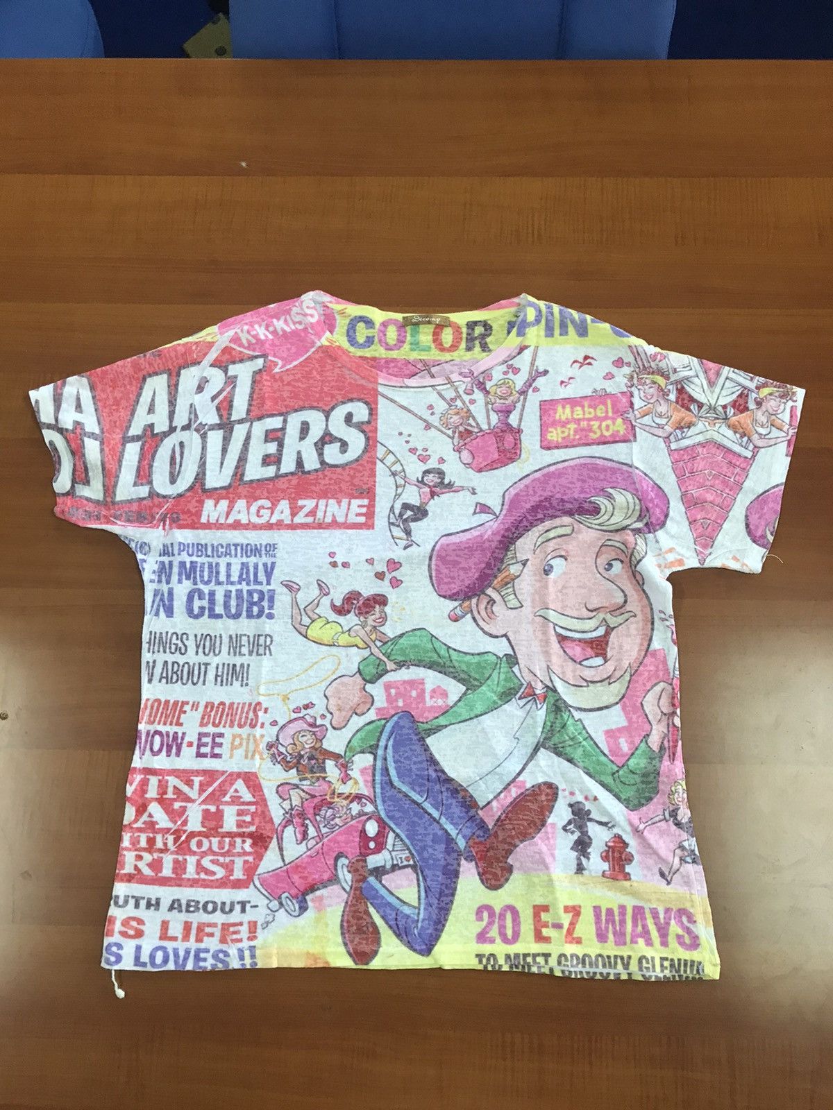 Japanese Brand DeComp Cartoon Full Printed Shirt Size US M / EU 48-50 / 2 - 9 Thumbnail