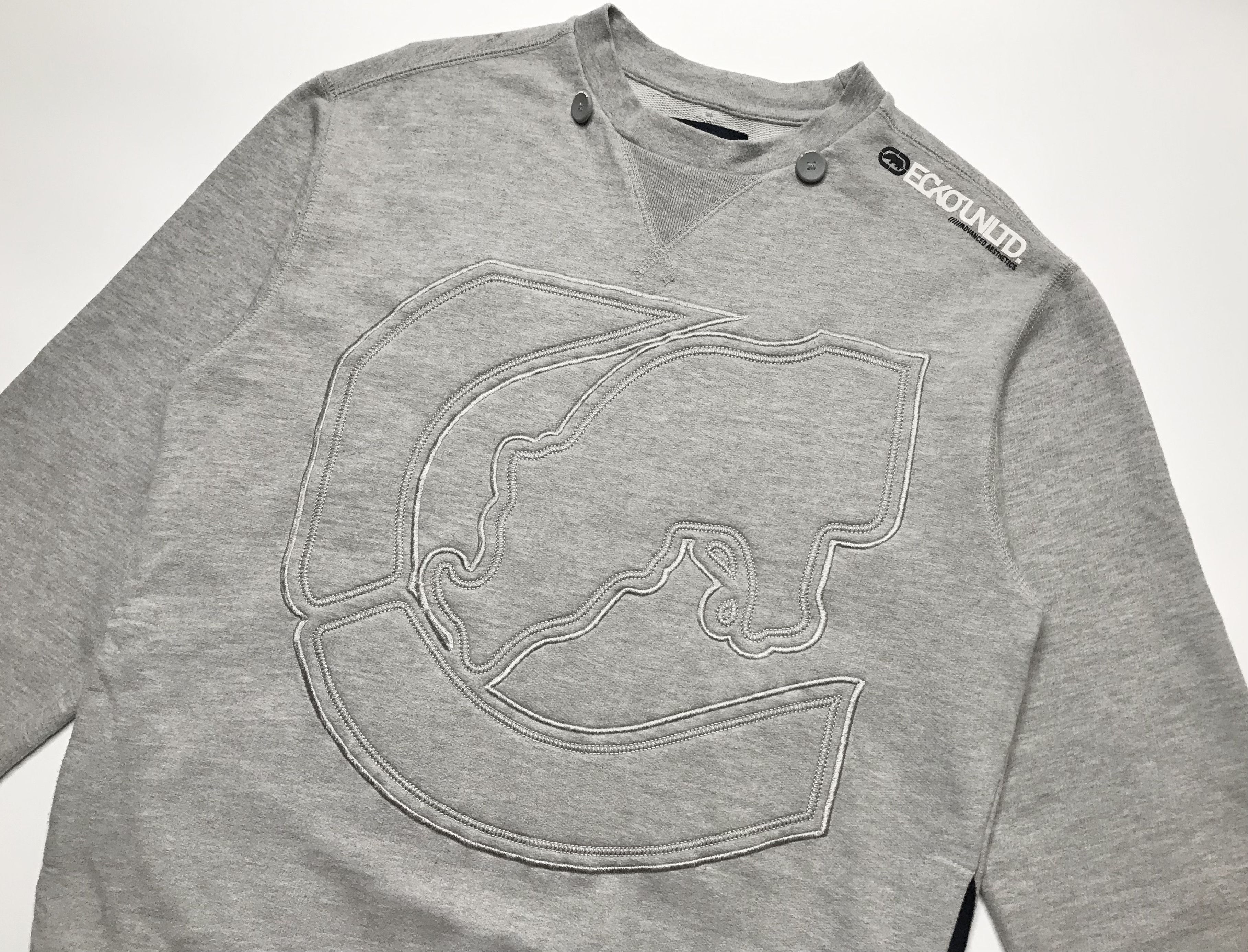 Ecko Unltd. Ecko Unltd Mens Gray Sweatshirt Sz S Crewneck Size US S / EU 44-46 / 1 - 2 Thumbnail
