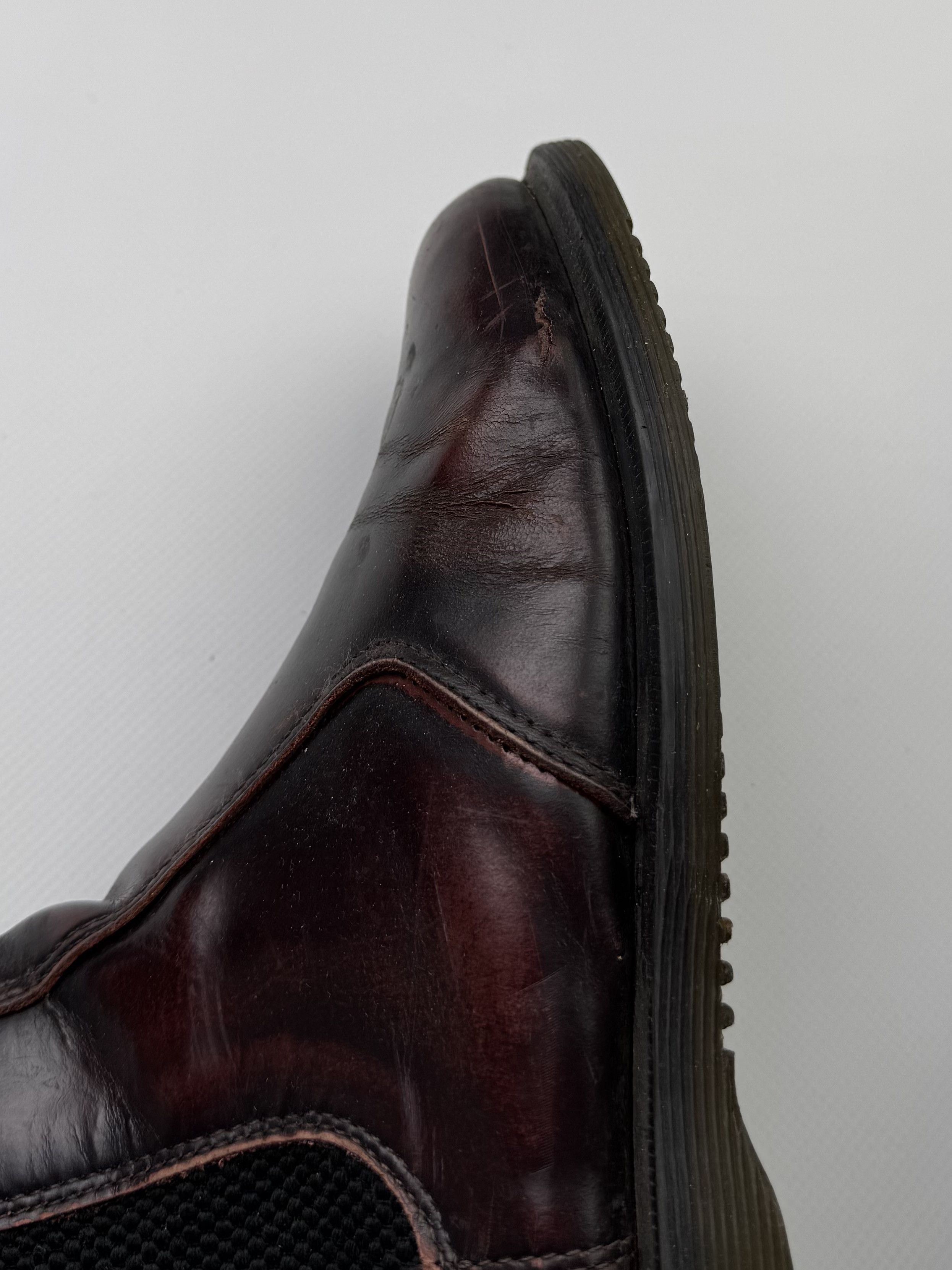 Dr. Martens Dr. Martens Vintage Thrashed Leather Boots (145) Size US 8 / IT 38 - 6 Thumbnail