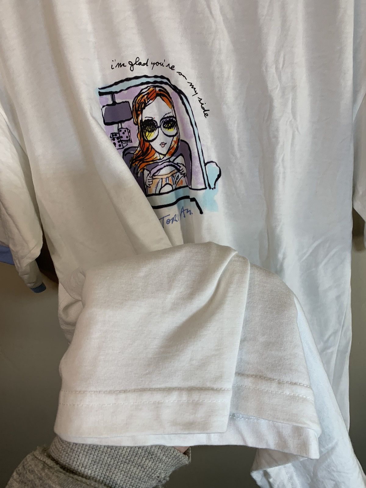 Band Tees × Vintage RARE Vintage Tori Amos I’m Glad You’re On My Side Tour Shirt Size US XL / EU 56 / 4 - 6 Thumbnail