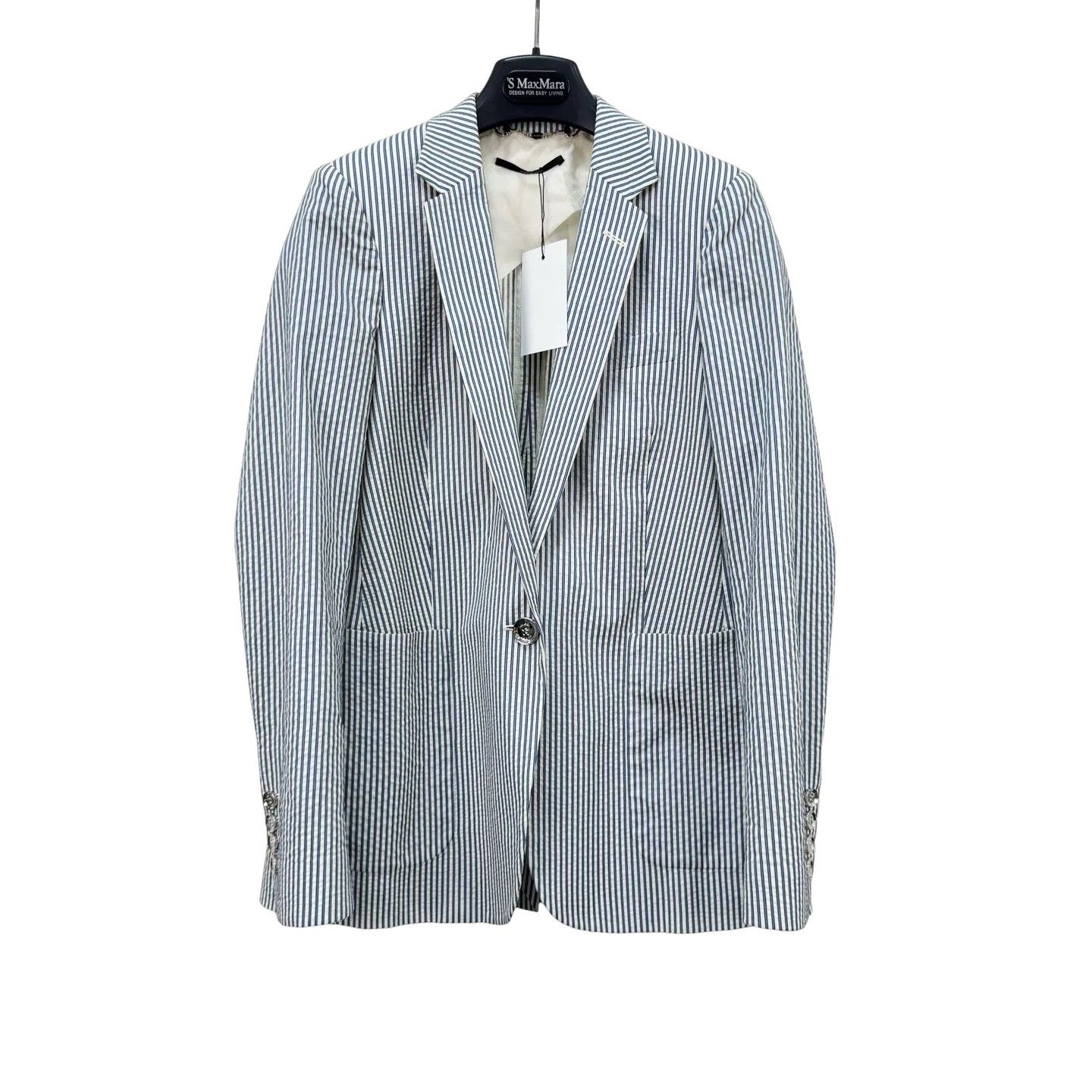 Gucci Gucci Striped Horsebit Detail Blazer Size 40 Size S / US 4 / IT 40 - 1 Thumbnail