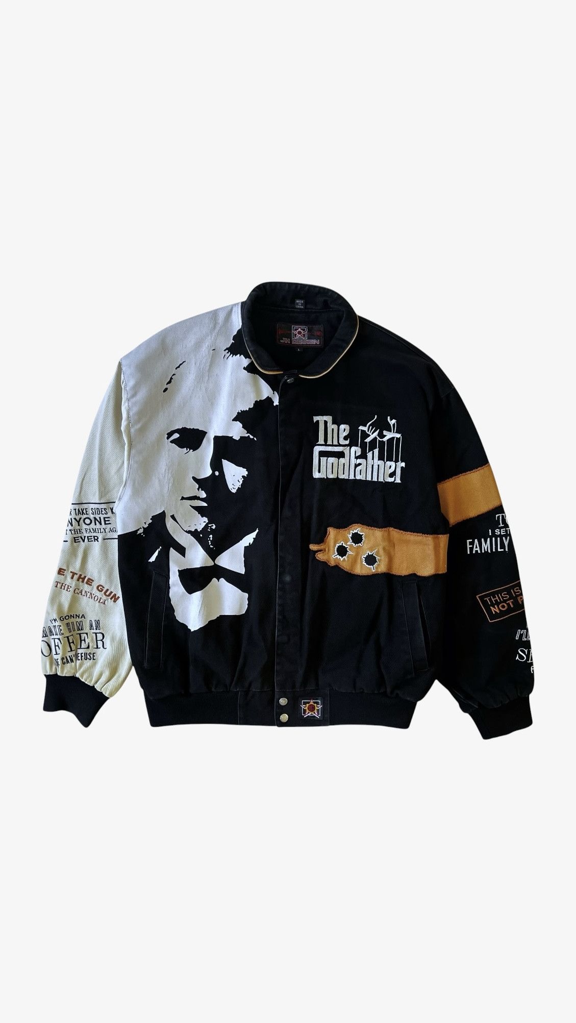 Jeff Hamilton Vintage Y2K Jeff Hamilton The Godfather Don Corleone Jacket Size US L / EU 52-54 / 3 - 1 Thumbnail
