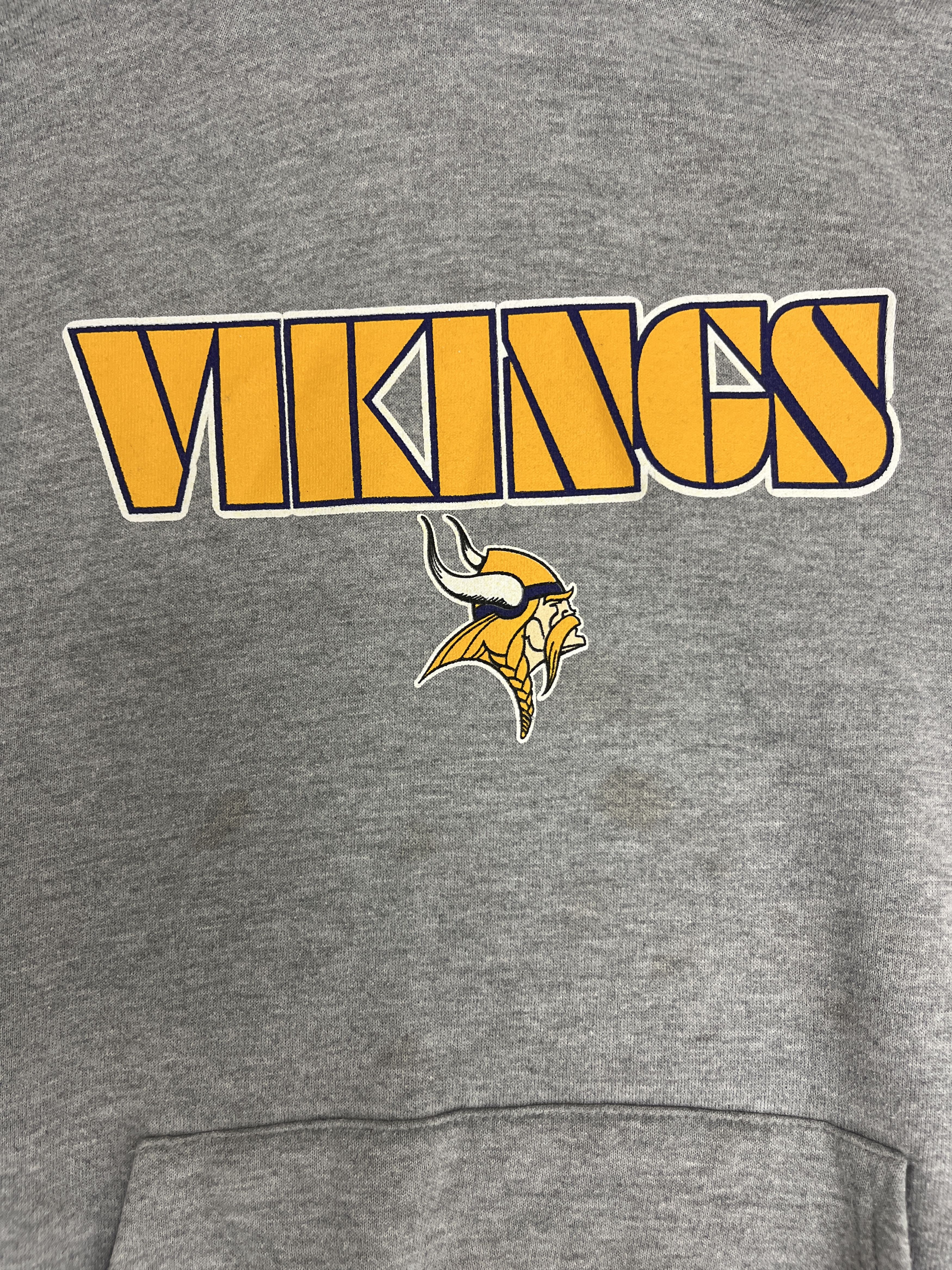 Vintage Minnesota Vikings Vintage Grey Hoodie Sweatshirt Size US L / EU 52-54 / 3 - 2 Thumbnail