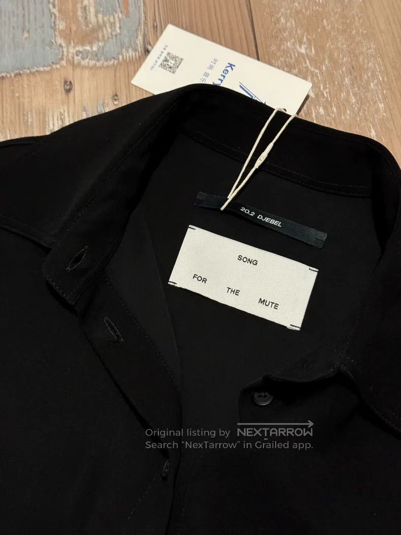 Song For The Mute Song For The Mute Black Long Sleeve Shirt Size US M / EU 48-50 / 2 - 7 Thumbnail