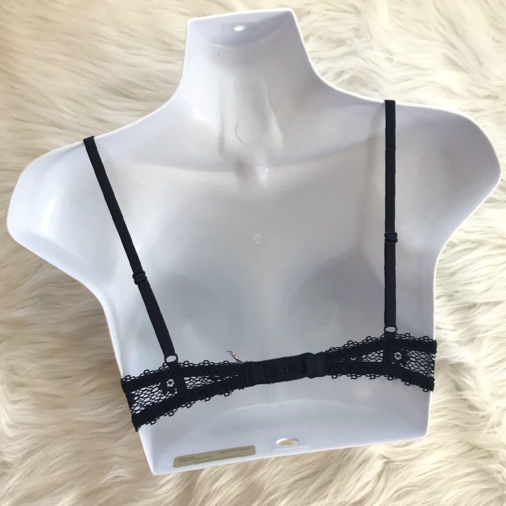 Victoria's Secret Victoria's Secret Bralette Bra XS Dark Blue Floral Lace Underwire NWT Womens Size ONE SIZE - 4 Thumbnail