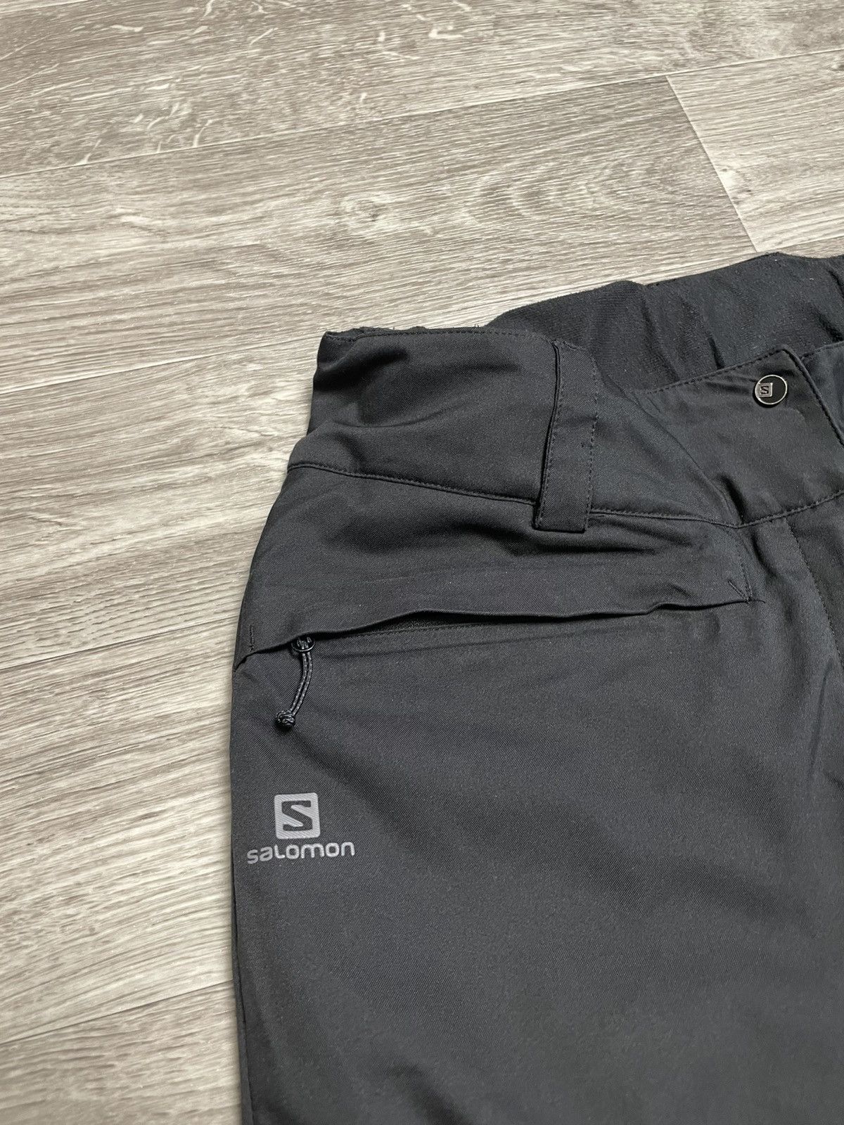 Salomon Salomon Black Gorpcore Outdoor Ski Pants Size 32" / US 10 / IT 46 - 8 Thumbnail