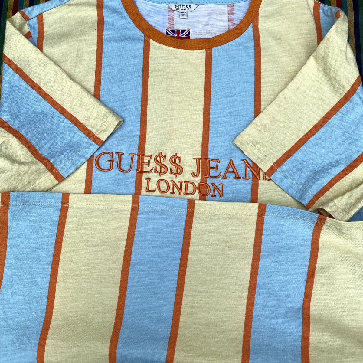 Other GUESS JEANS LONDON ASAP ROCKY Embroidered Multicolor Tee Size US L / EU 52-54 / 3 - 9 Thumbnail