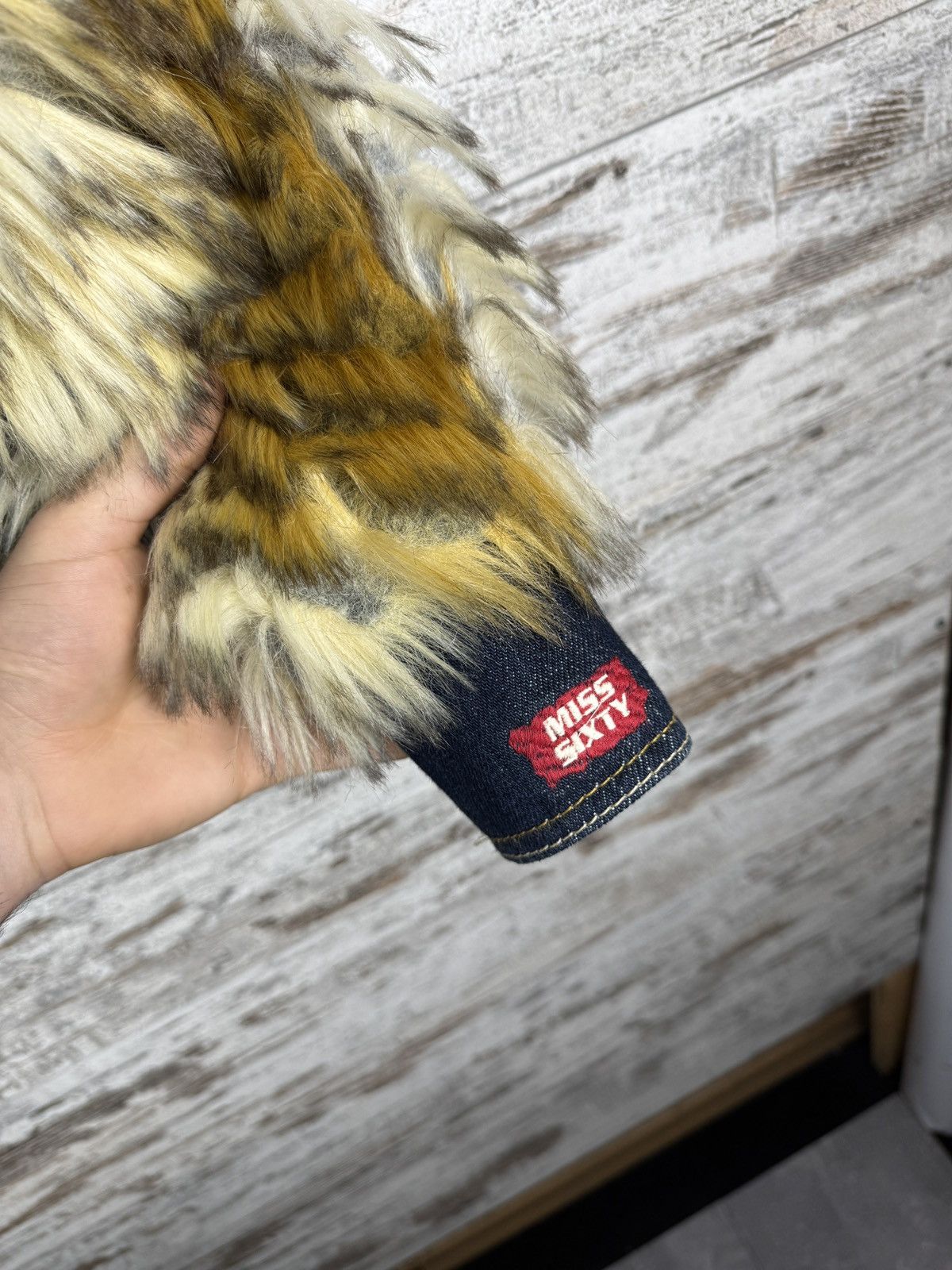 Miss Sixty Miss Sixty Fox Graphic Teddy Faux Fur Coat Y2K Sherpa Jacket Size S / US 4 / IT 40 - 6 Thumbnail