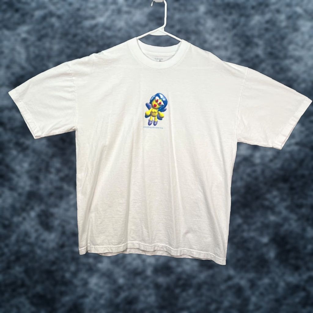 Vintage Falsehazard Mens XL White T-Shirt Everything Will Come True Shirt Adult Mens XL White All Seasons 2020s Size US XL / EU 56 / 4 - 1 Thumbnail
