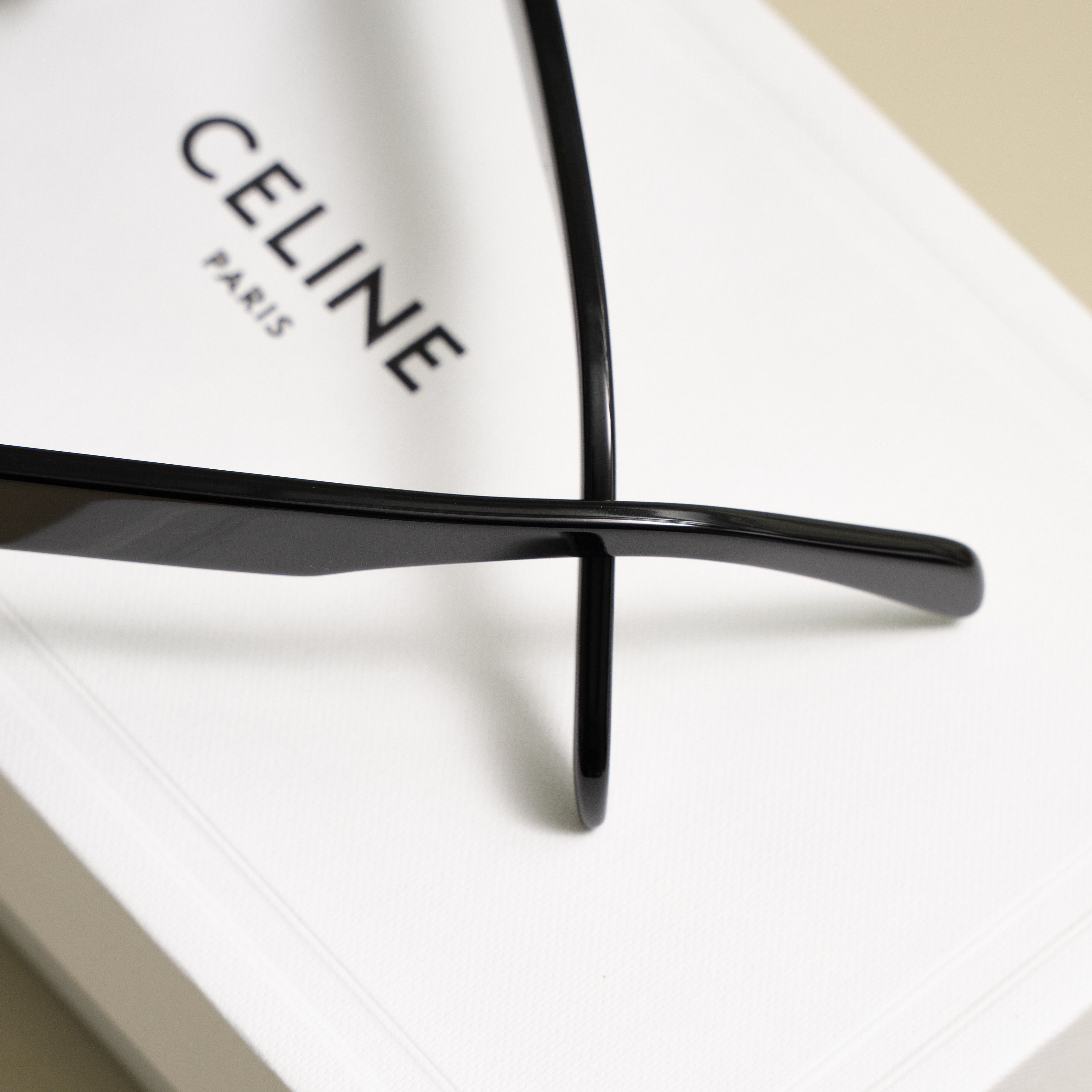Celine CELINE Triomphe 01 Sunglasses In Acetate BLACK Size ONE SIZE - 7 Thumbnail