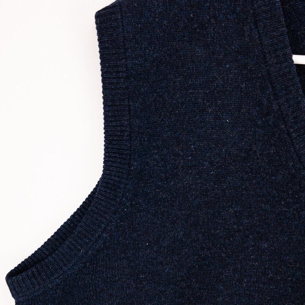 Band Tees Club Room Sleeveless Wool Sweater Men's Large Navy Blue Pur Size US XS / EU 42 / 0 - 5 Thumbnail