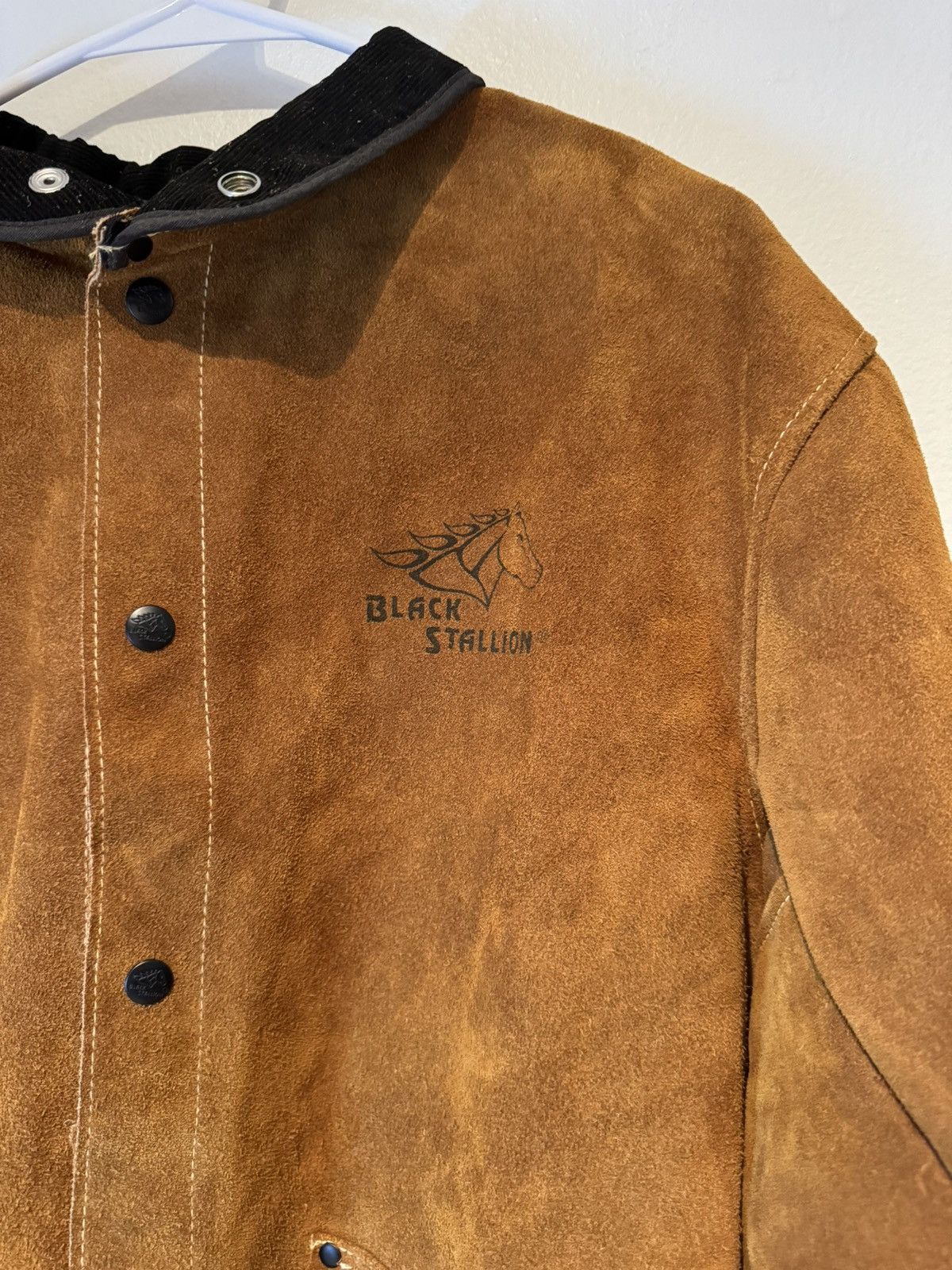 Other Black Stallion Size L Genuine Cowhide Welding Jacket Size US L / EU 52-54 / 3 - 3 Thumbnail