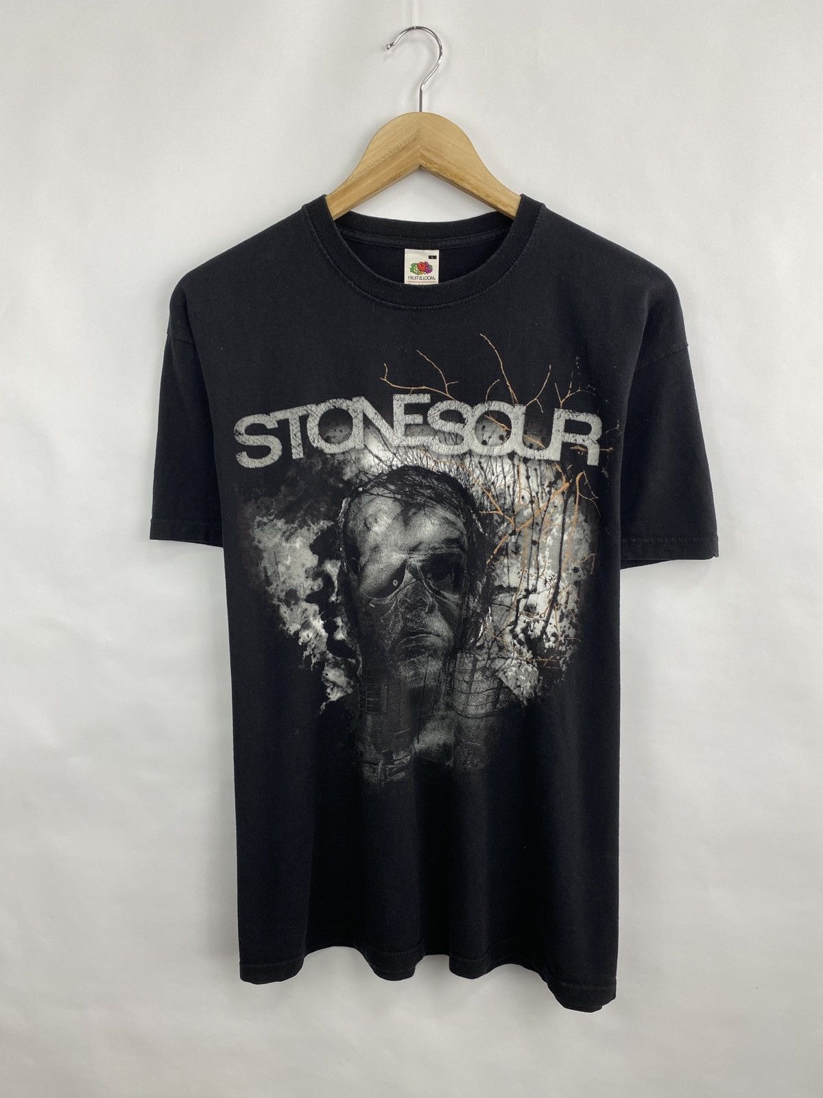 Fruit Of The Loom Vintage Stone Sour Rock Music Tour Band T-Shirt Size US L / EU 52-54 / 3 - 3 Thumbnail