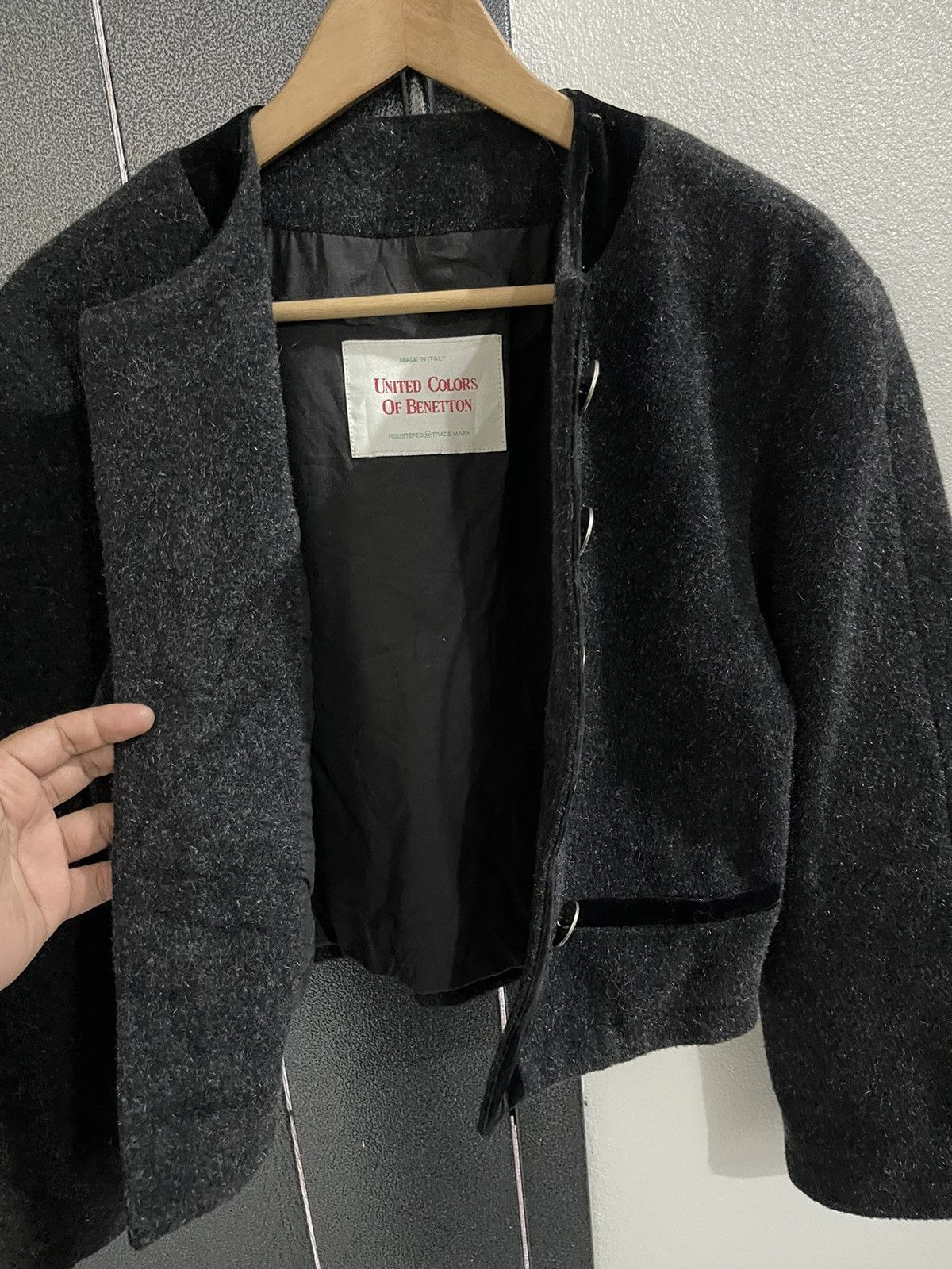 United Colors Of Benetton United Colors Of Benetton Button Less Jacket Size M / US 6-8 / IT 42-44 - 8 Thumbnail