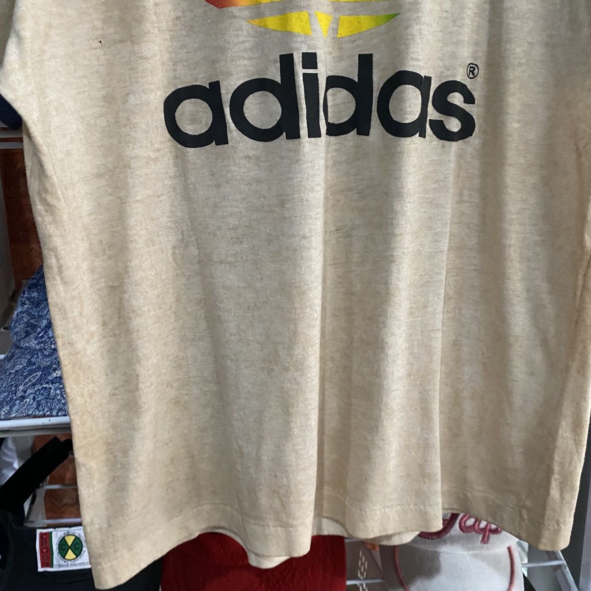 Adidas VTG 70-80s Adidas Stan Smith Tennis Ringer T-Shirt M Trefoil Size US S / EU 44-46 / 1 - 7 Thumbnail