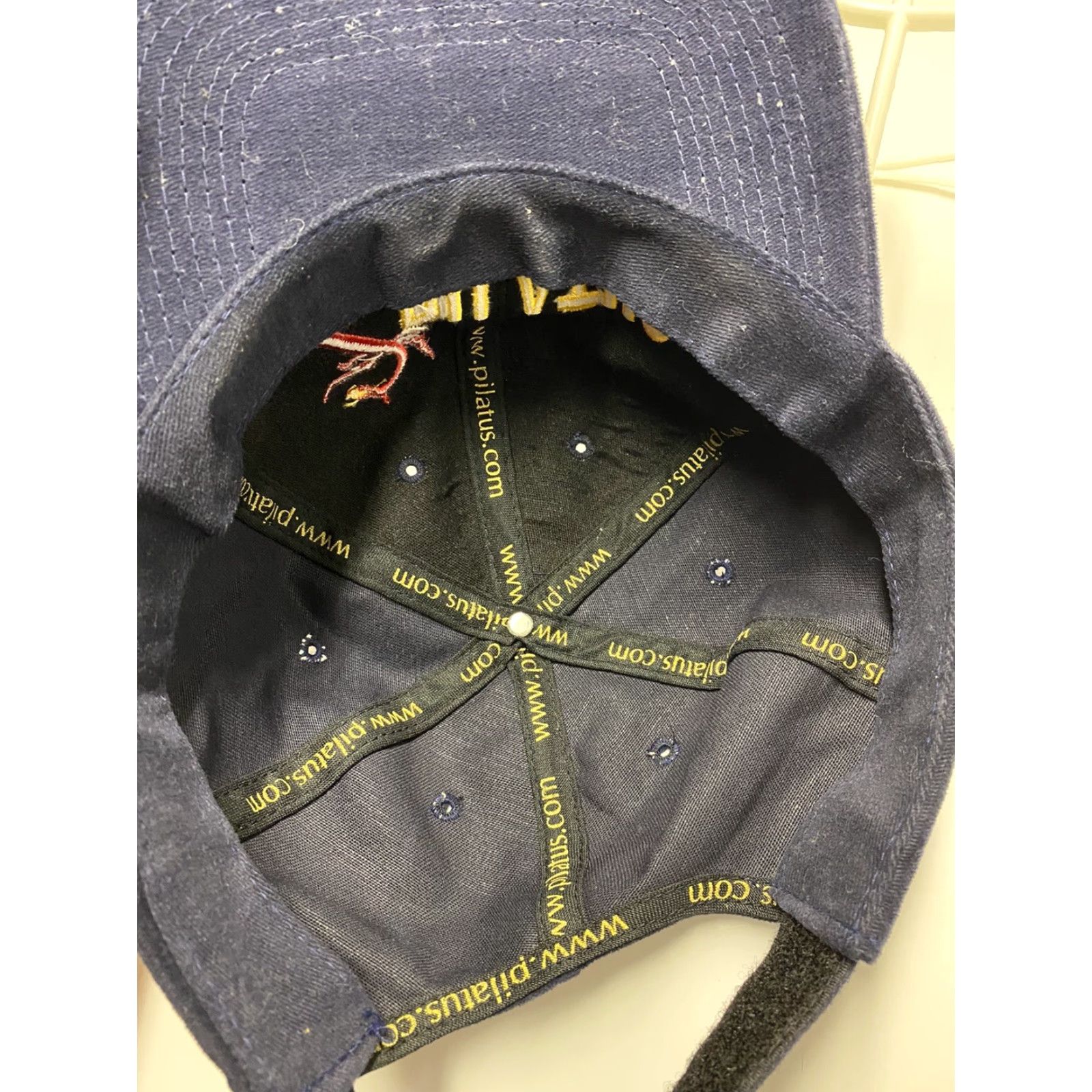 Vintage Pilatus Globus Hat Dark Blue Adjustable Strap Baseball Cap Men Adjustable Volume: Not provided Size ONE SIZE - 5 Thumbnail