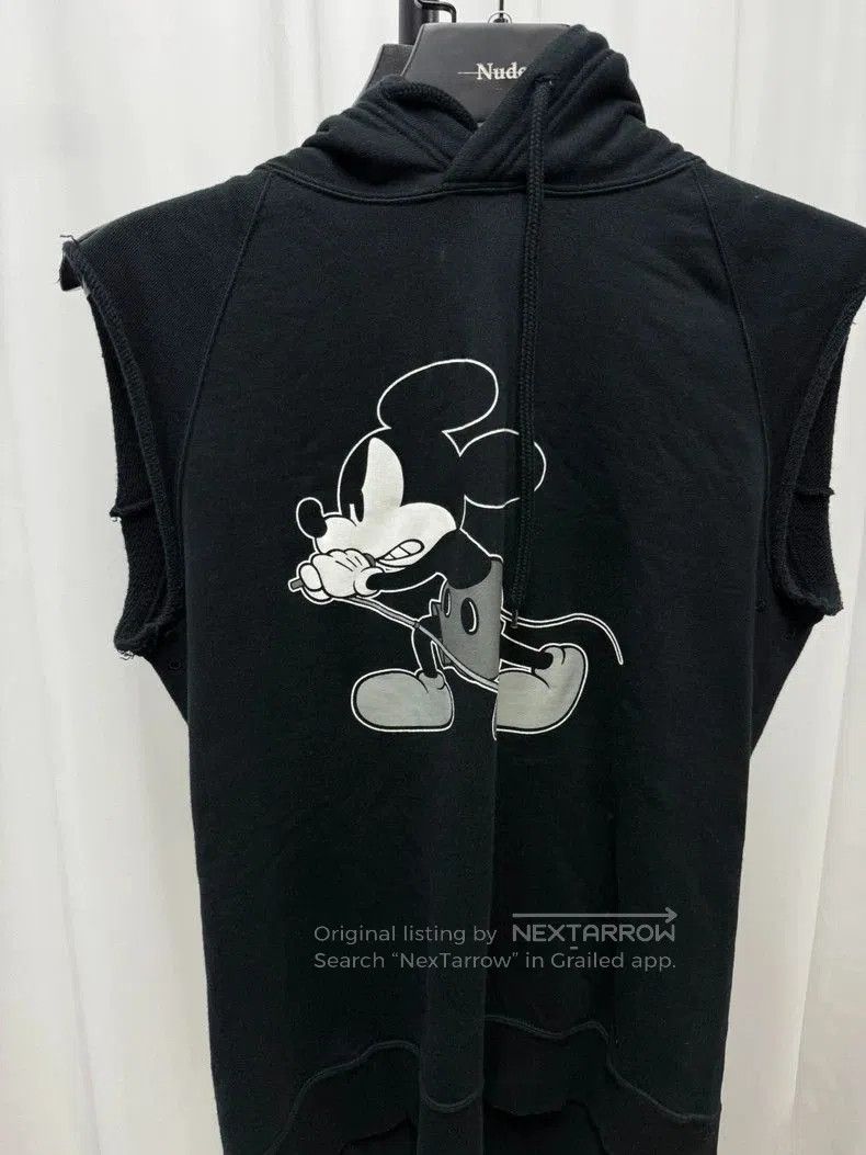 Number (N)ine Number (N)ine Mickey Sleeveless Hoodie . Size US M / EU 48-50 / 2 - 2 Thumbnail
