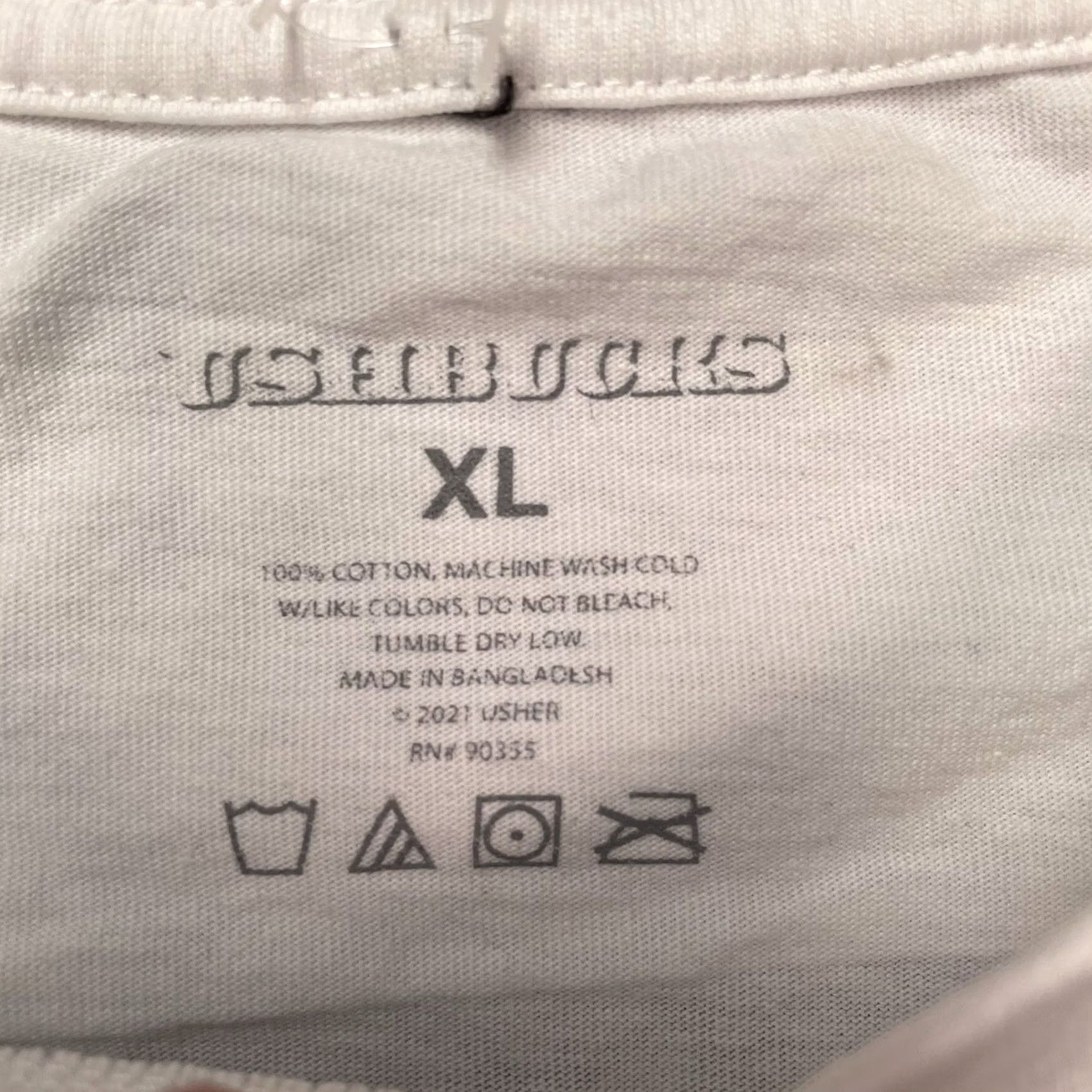 Palace Palace Usher Shirt Men XL Long Sleeve White Las Vegas Ceasars Palace Ushbucks T-Shirt Mens Long Sleeve XL White Usher Shirt Size US XL / EU 56 / 4 - 3 Thumbnail