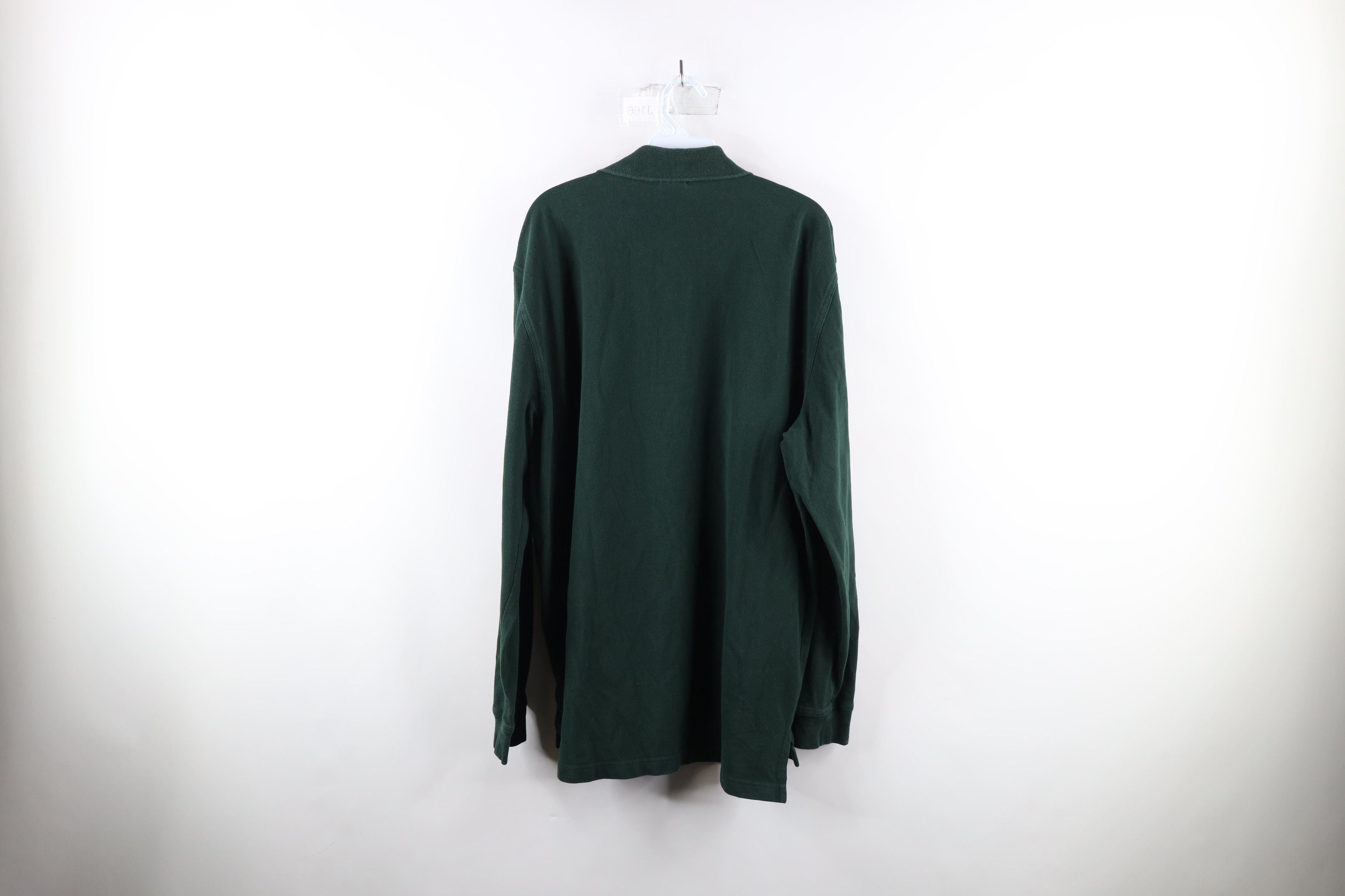 Brooks Brothers Vintage Brooks Brothers Long Sleeve Rugby Polo Shirt Green Size US XL / EU 56 / 4 - 8 Thumbnail