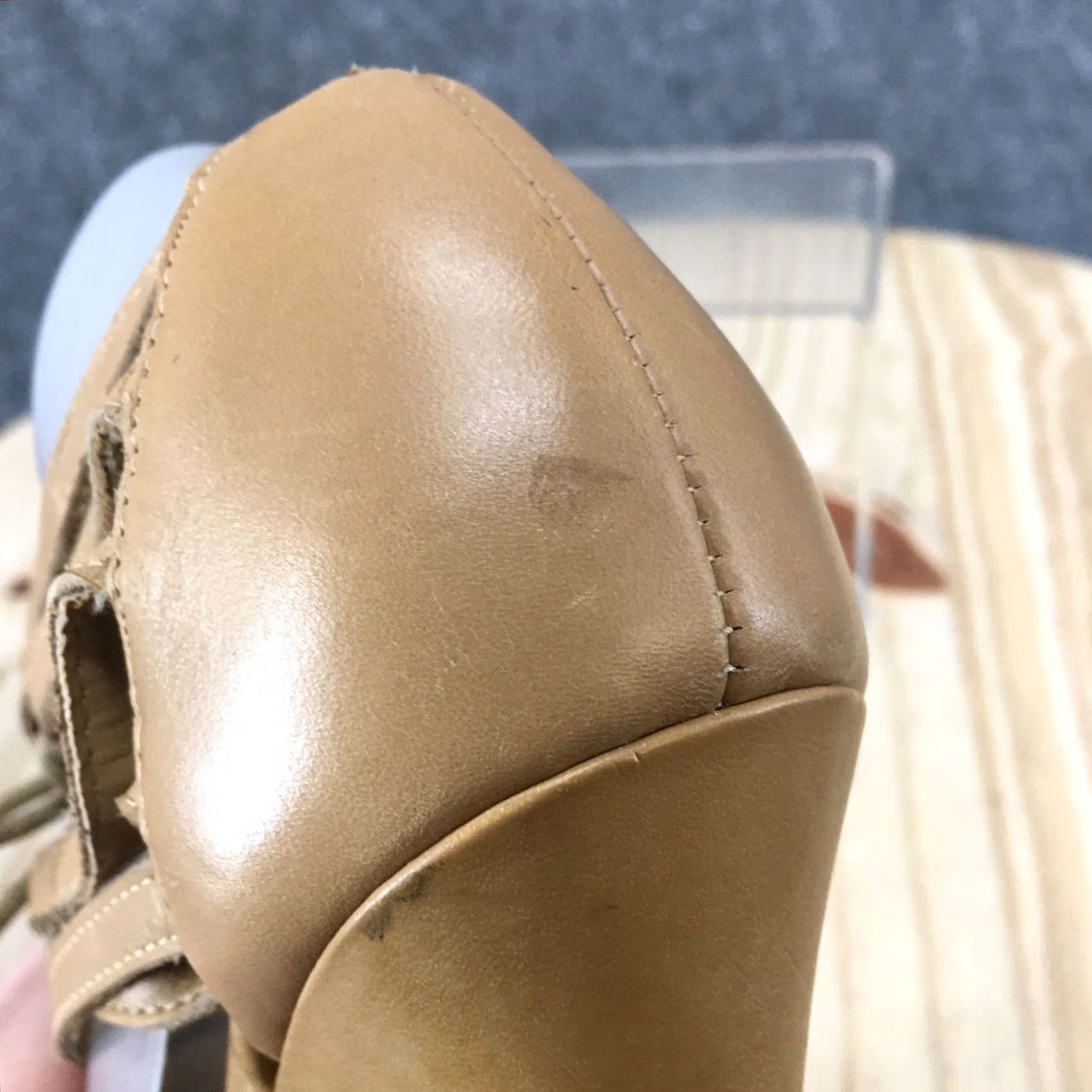 Chinese Laundry Chinese Laundry High Heels Womens 7.5 M Stileto Gladiator Strappy Lace Up Beige Open Toe - 7.5 US Size - 38 EU Size US 8 / IT 38 - 5 Thumbnail
