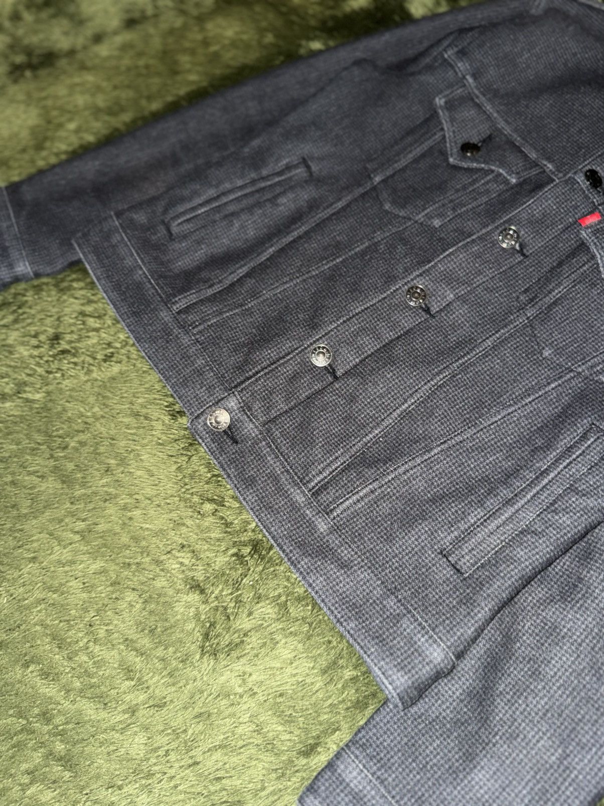 Edwin [XL] Edwin Japan Boa Collar Trucker Jacket Size US XL / EU 56 / 4 - 5 Thumbnail