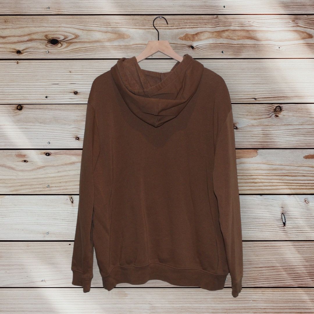 Gap GAP Neutral Brown Embroidered Pull Over Hoodie Size US XL / EU 56 / 4 - 2 Thumbnail
