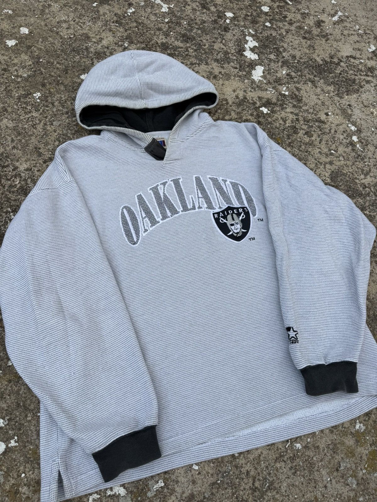 Starter 90’s Vintage Starter Oakland Raiders hoodie Size US L / EU 52-54 / 3 - 1 Thumbnail