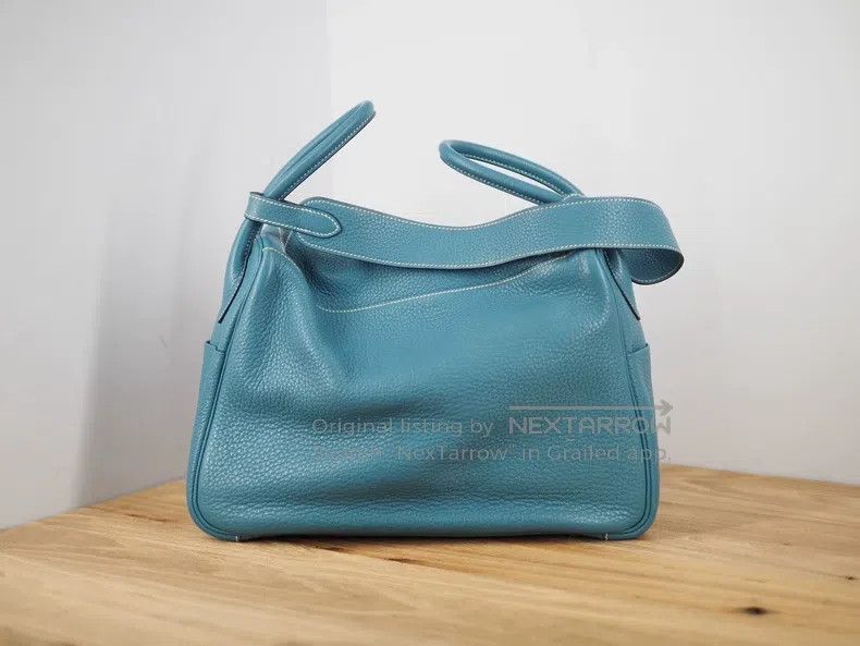 Hermes Hermes Cowboy blue silver button outer stitched frame Size ONE SIZE - 2 Thumbnail