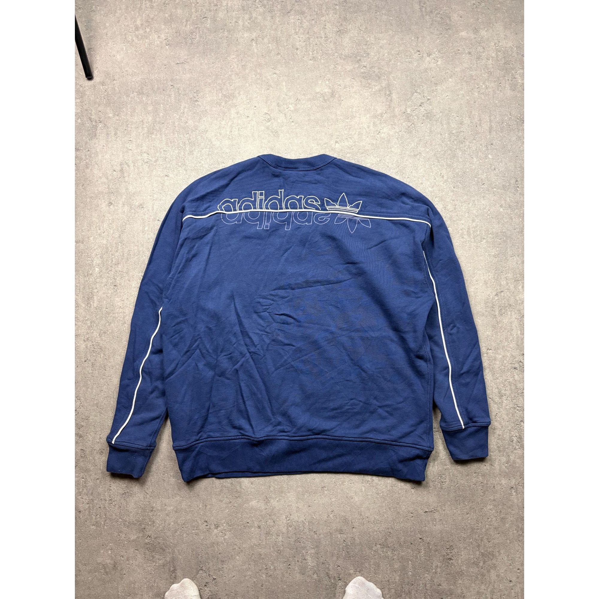 Adidas Vintage Adidas "Heritage" Pullover Hoodie – Navy & Red – Siz Size US M / EU 48-50 / 2 - 8 Thumbnail