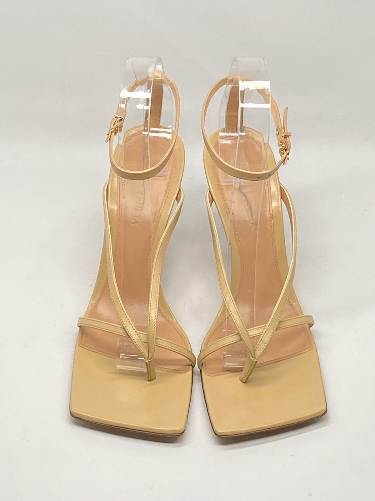 Bottega Veneta Bottega Veneta Stretch Ankle Strap Wedge Sandal size 36.5 Size US 6.5 / IT 36.5 - 3 Thumbnail