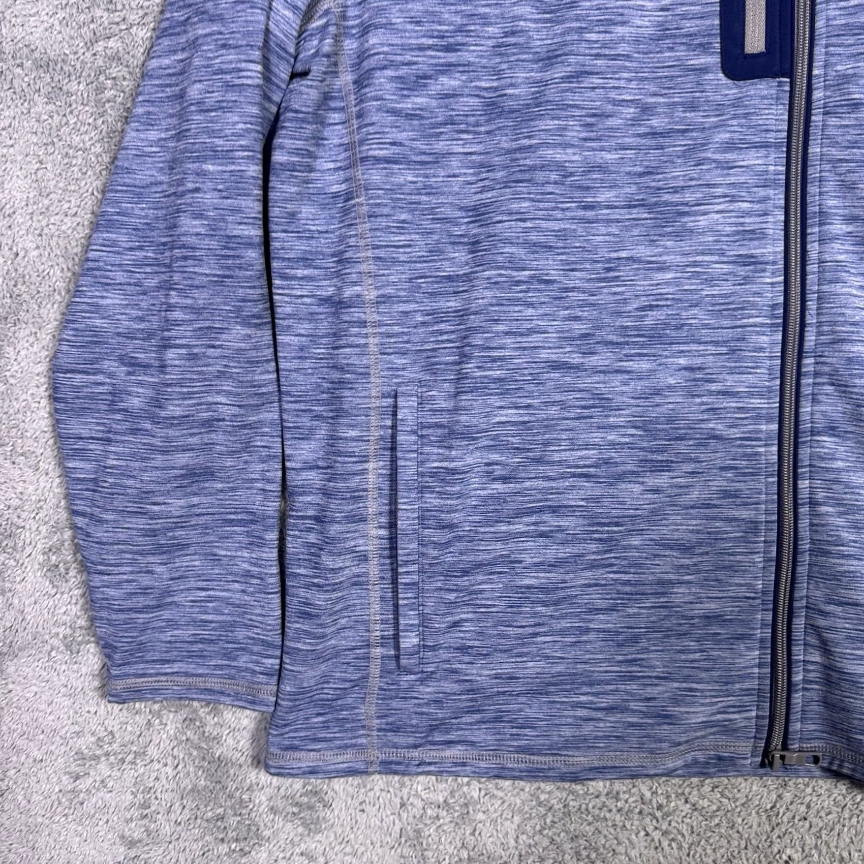 johnnie-O johnnie-O Jacket Mens XL Full Zip Tech Heather Seqouia Lake Blue JMJK1890 Size US XL / EU 56 / 4 - 2 Thumbnail